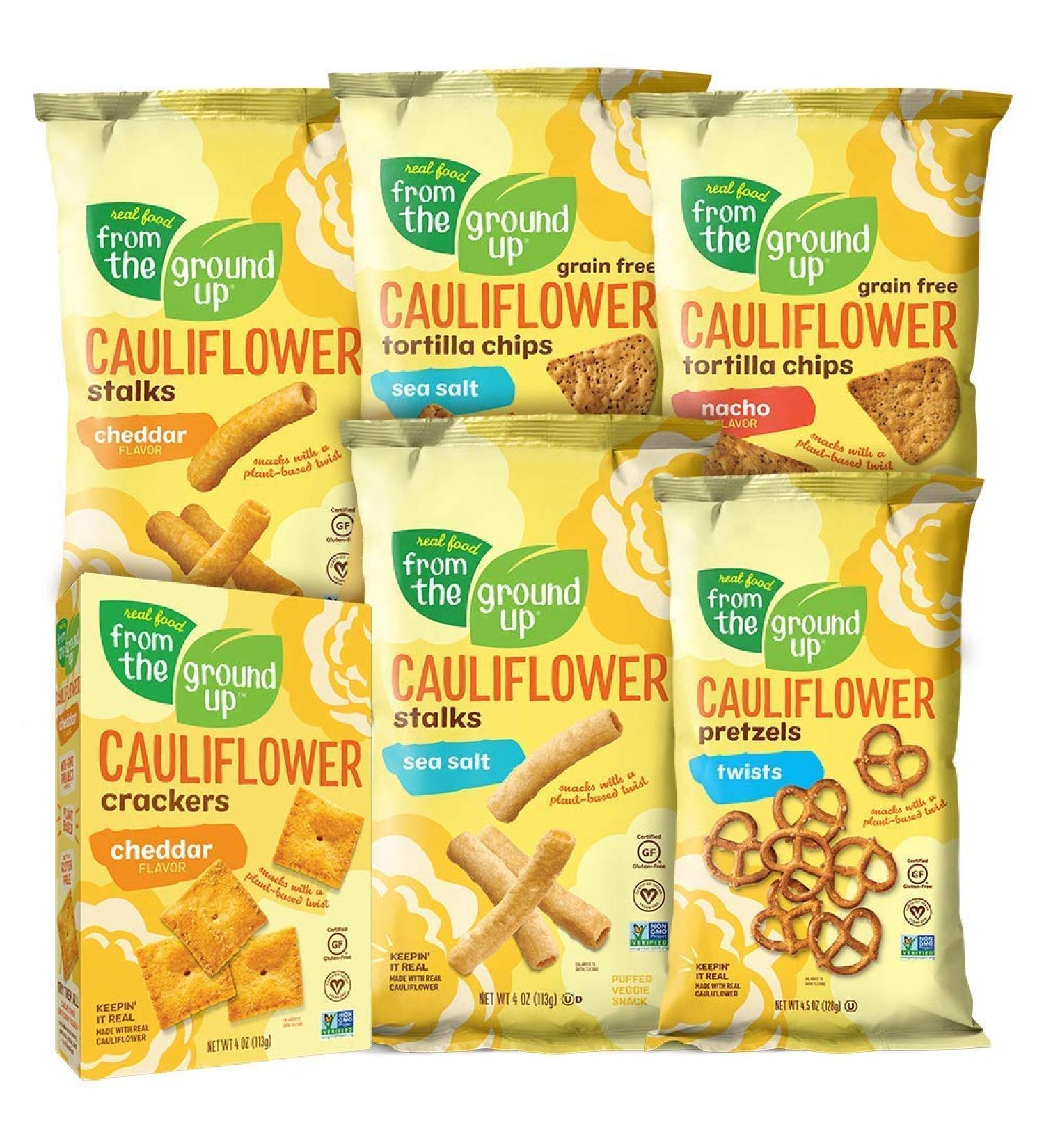 Real Food From the Ground Up Cauliflower Sampler Variety Pack