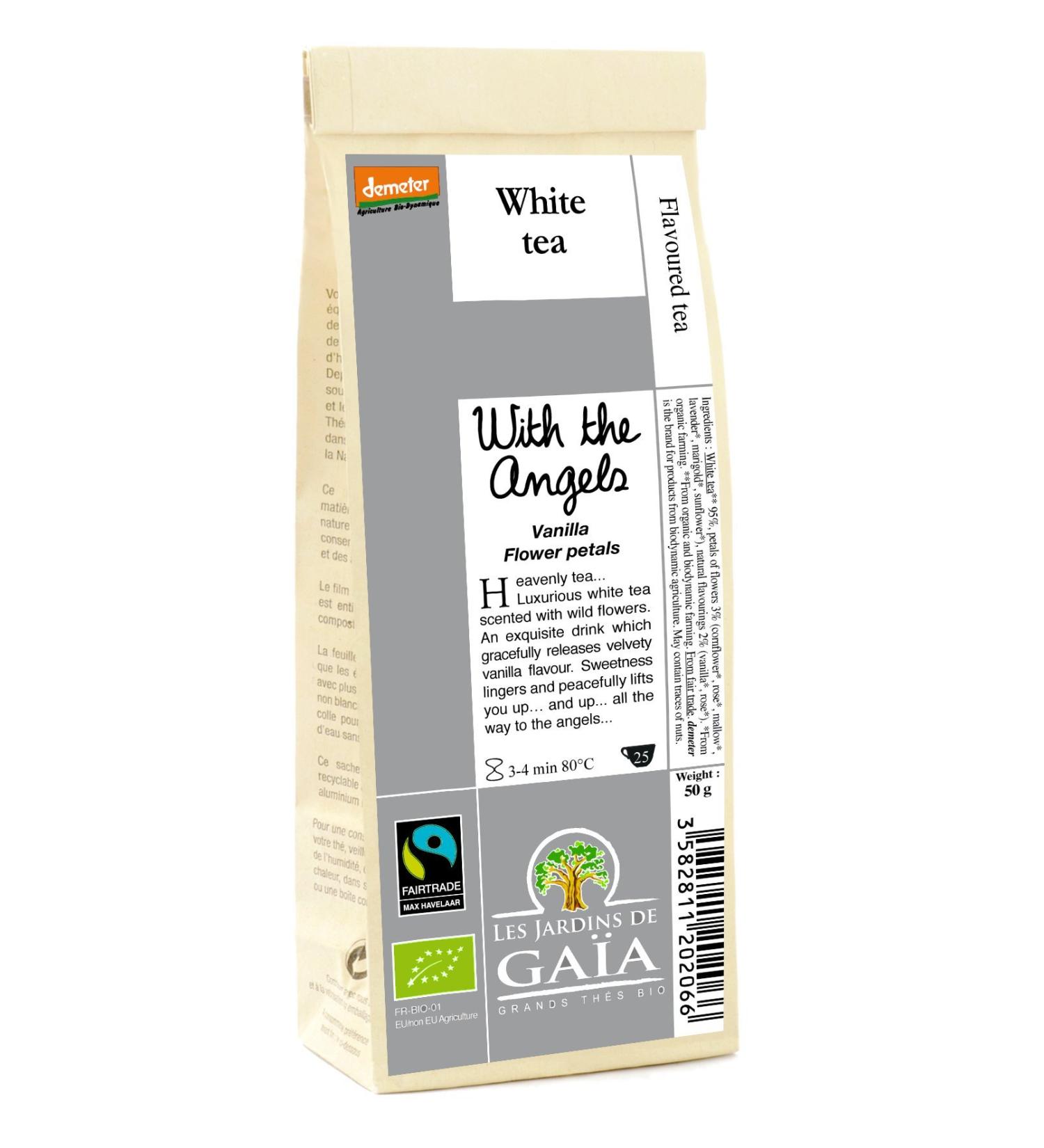 Th Blanc avec les anges - 50 gr