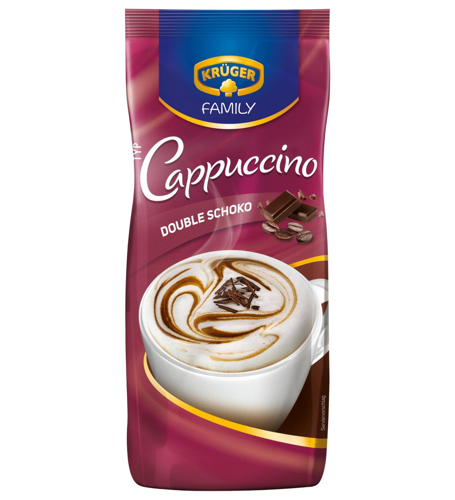 KR GER FAMILY Cappuccino Double Chocolat 500 g - Buy Online on GoSupps.com