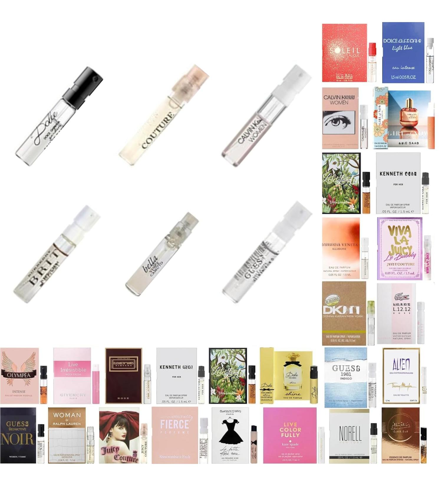 High End Designer Perfume Sample Set for Women - Pack of 6 Perfume Samples for Women - Buy Online on GoSupps.com