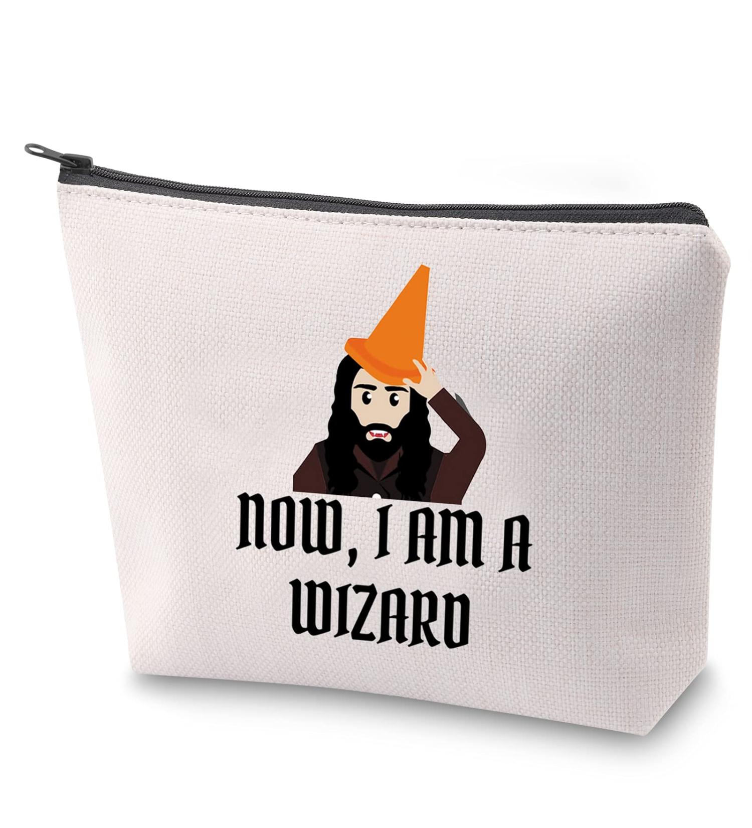 BAUNA Now I Am a Wizard Zippered Makeup Bag - What We Do in The Shadows | International Shipping - Buy Online on GoSupps.com