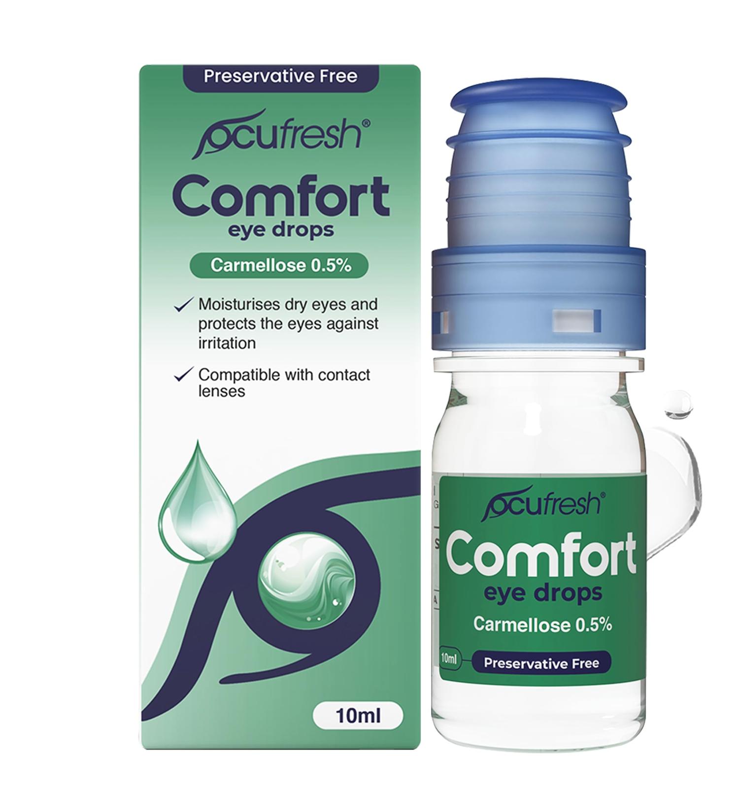 Ocufresh CARMELLOSE 0.5% for Dry Itchy Eyes Lens-Friendly for Irritated & Dry Eyes from Ocufresh | 10ML - Buy Online on GoSupps.com