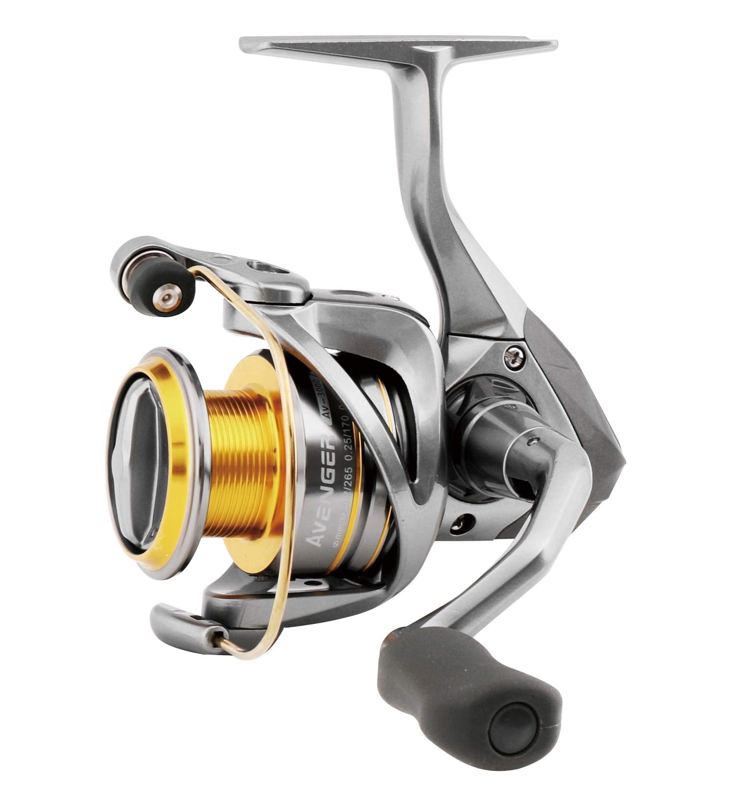Okuma Avenger Graphite Body 7 Ball Bearing Freshwater Spinning Reel Av-3000, 140yds-10lb