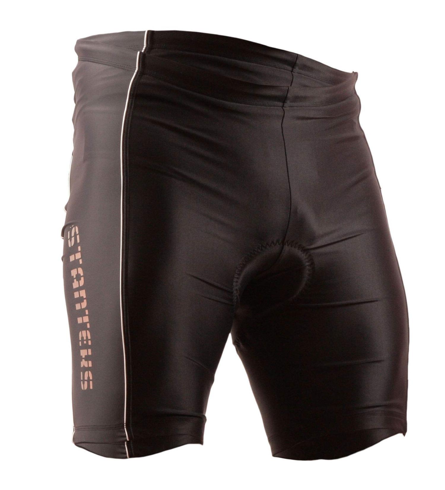 Stantks 3D Coolmax Bike Shorts for Men & Women | Breathable Cycling Pants with High-Density Cushion | Unisex Reflective Thermo Leggings SR0041 L Black/Gray - Buy Online on GoSupps.com