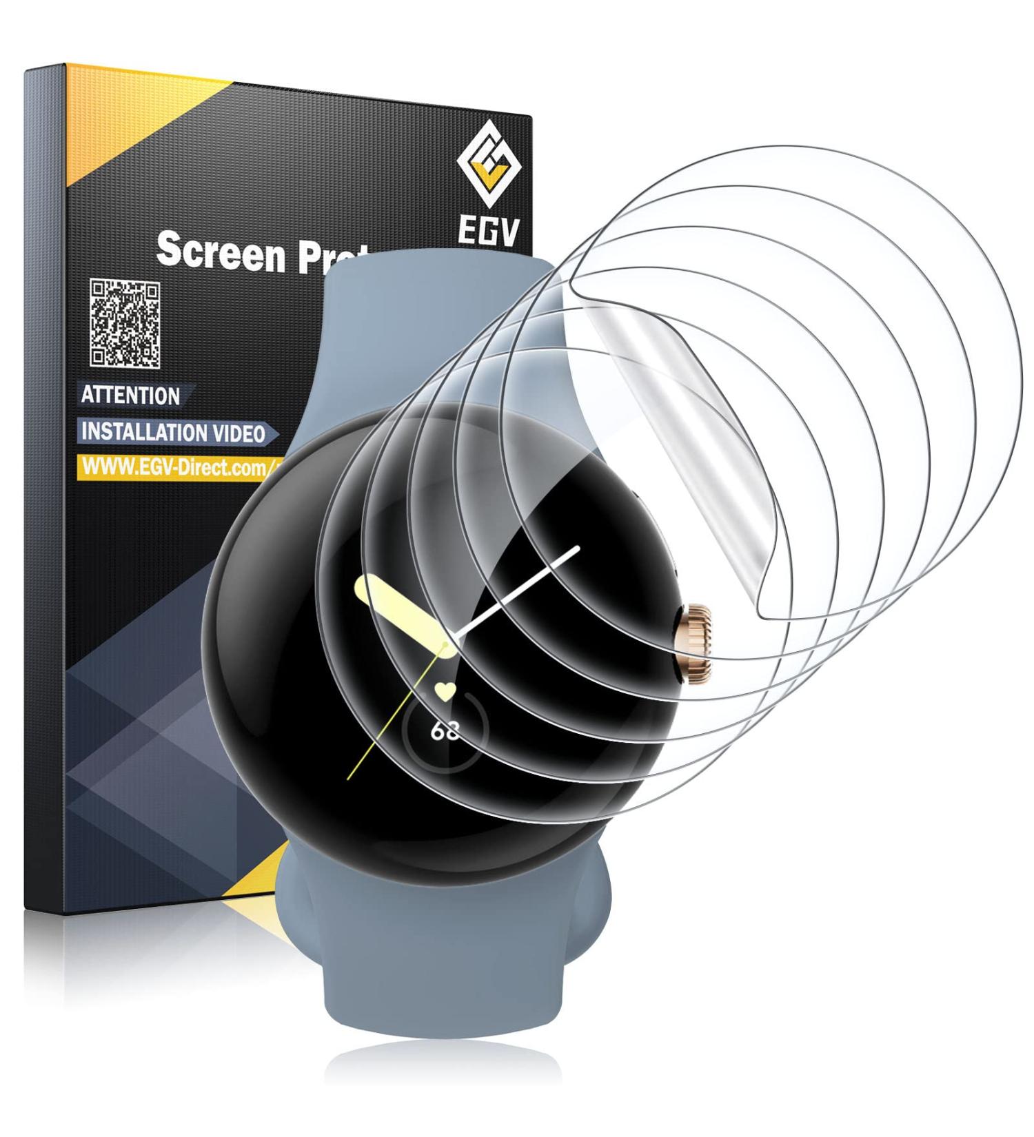 6 Pack Google Pixel Watch Screen Protector - TPU Film, Self-Healing, Anti-Scratch, Ultra-Thin - A-Clear - Buy Online on GoSupps.com