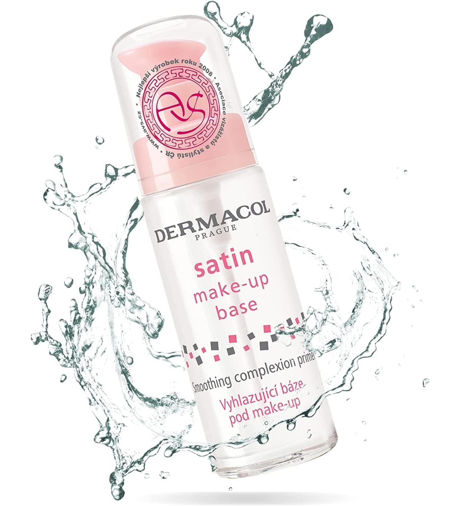 Dermacol Satin Makeup Base Primer for Wrinkles, Pores, and Oily Skin - 30mL/1 Fl Oz (Pack of 1) - Buy Online on GoSupps.com