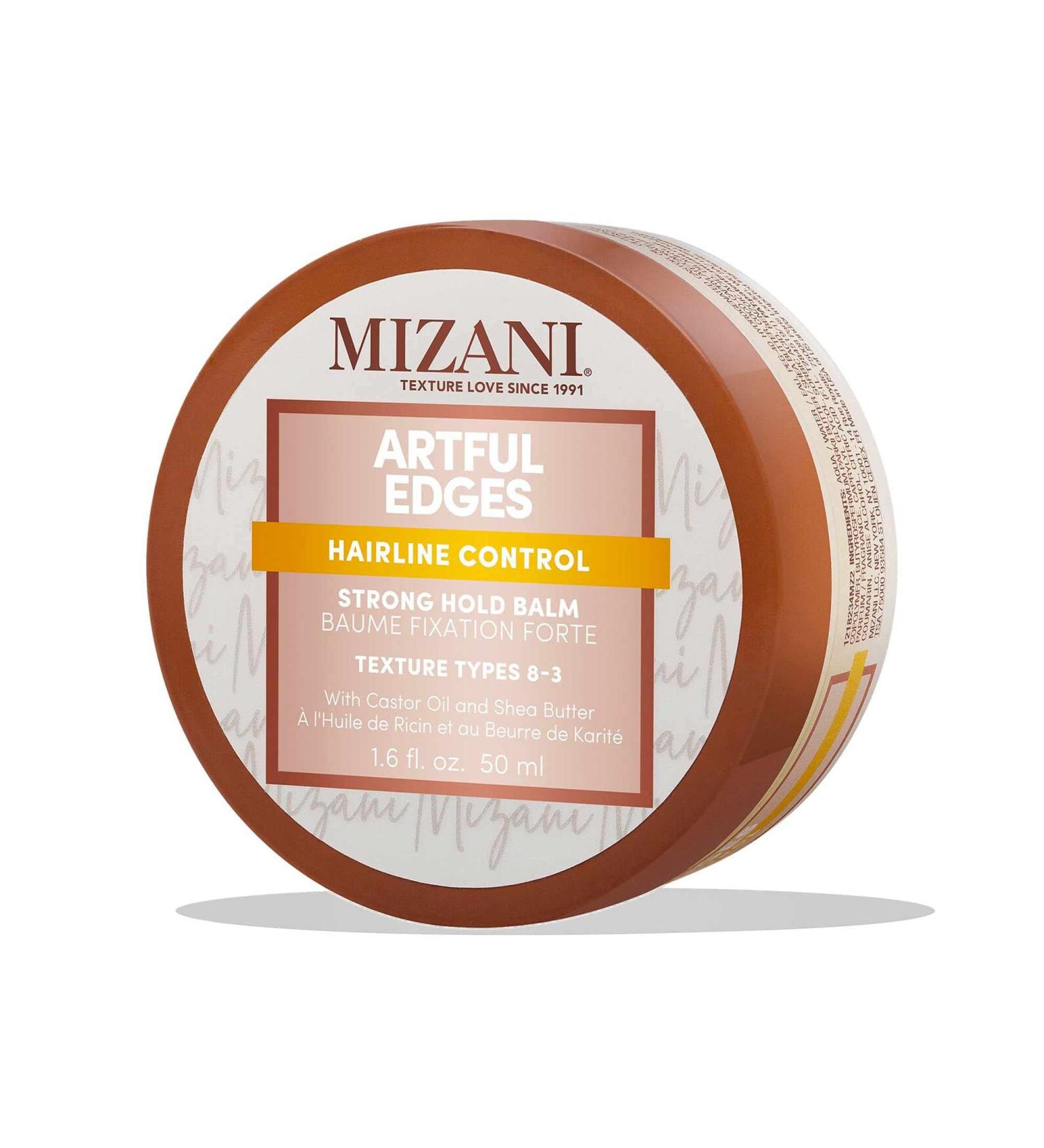 Mizani Artful Edges Edge Control Gel 5.2 Oz - Strong Hold Hair Balm with Castor Oil & Shea Butter - Buy Online on GoSupps.com