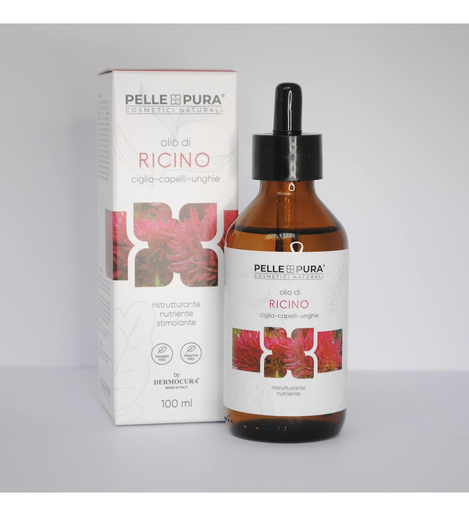 DERMOCURA Castor oil eyelash hair regenerating nourishing stimulating 100 ml