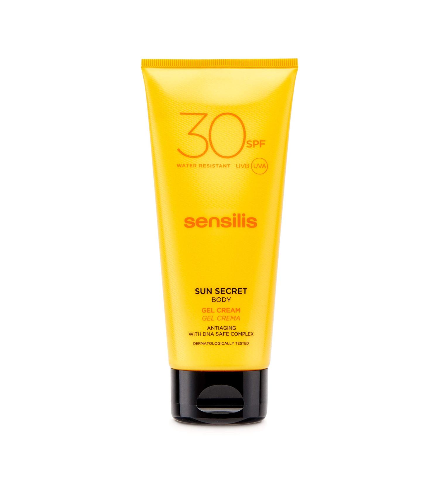 Sensilis Sun Secret Gel Cream Sun Protector Body SPF30-200 ml - Buy Online on GoSupps.com