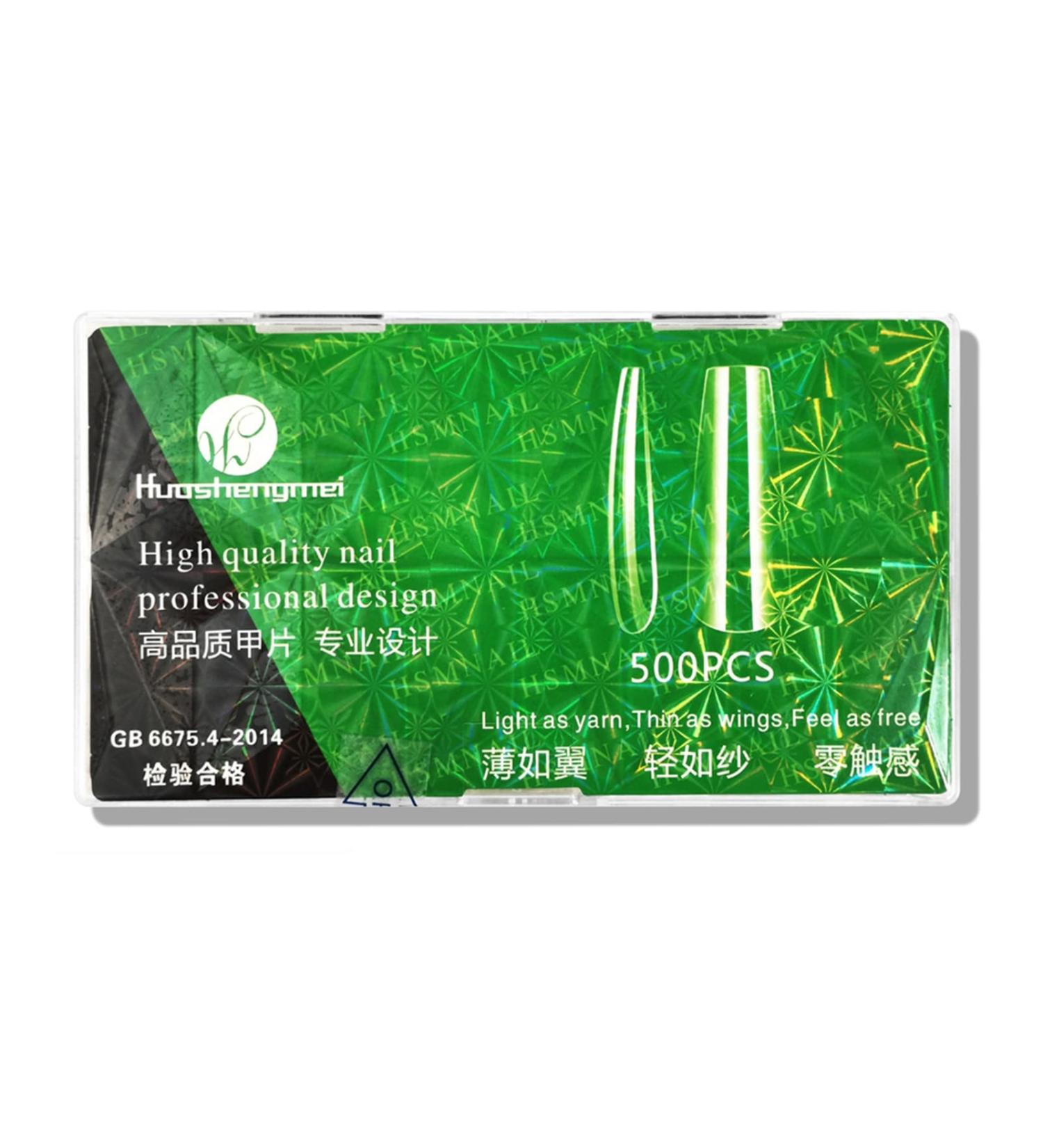 YOXIER Fake Tips Artificial Stick On Type Clear Long Nails Ornament Plentiful Quantity Birthday Gift A 1 Pcs