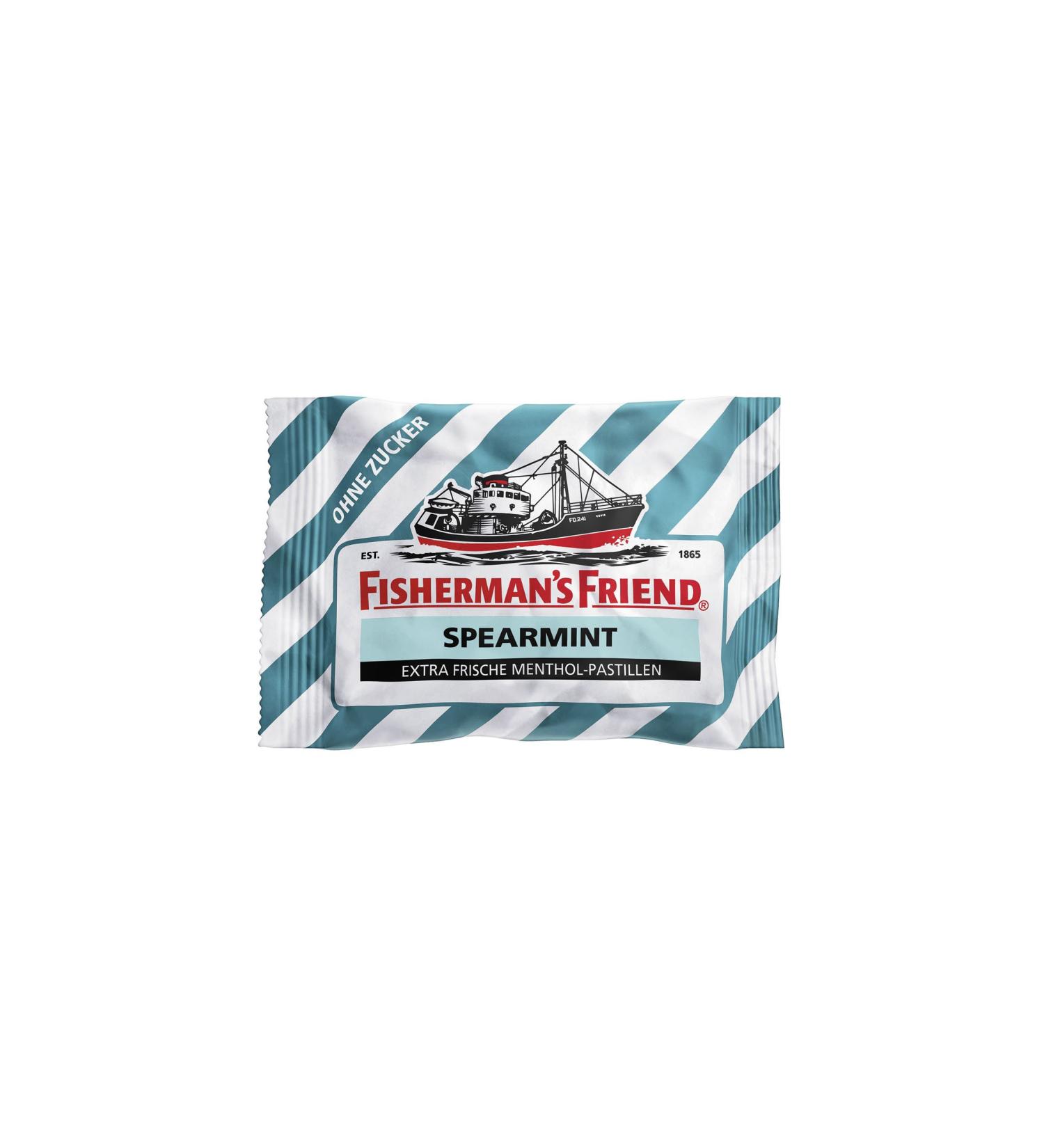 Buy Fisherman's Friend Spearmint Sugar-Free Lozenges - Pack of 12 (12 x 25g) | International Shipping - Buy Online on GoSupps.com