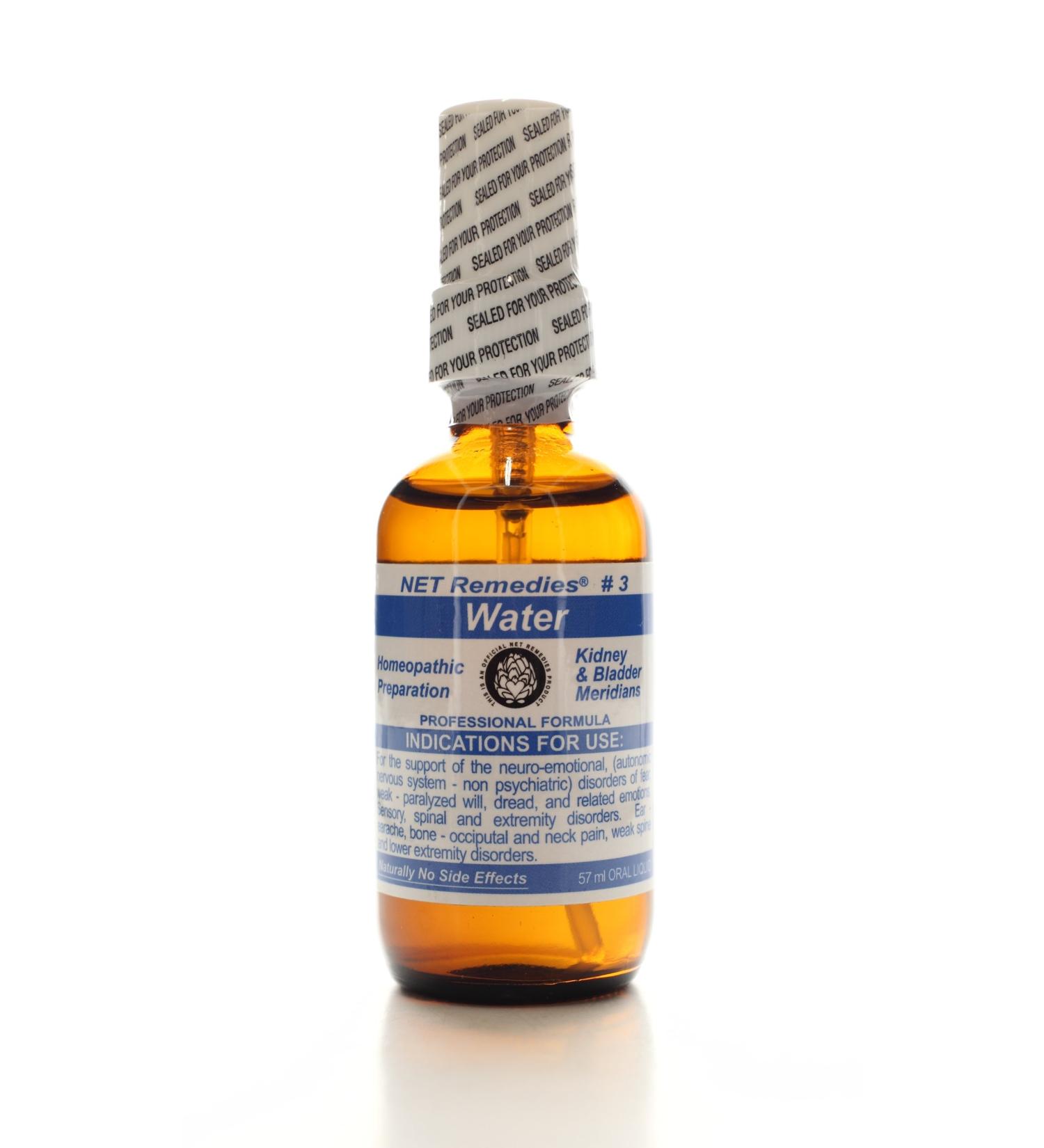 Buy NET Remedies #3 Water Kidney & Bladder Meridians 59ml - International Shipping Available - Buy Online on GoSupps.com