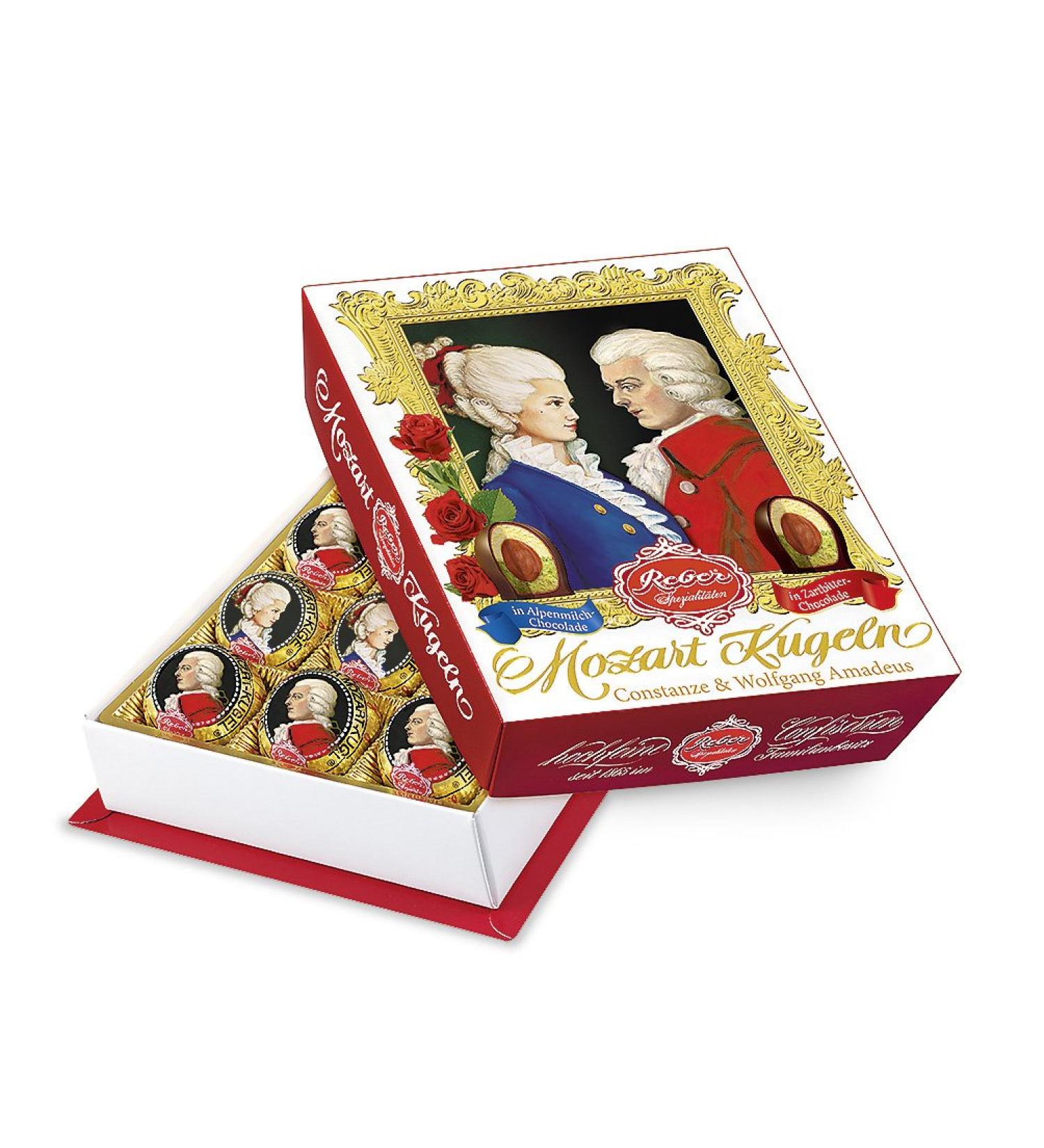 Reber Mozart and Constanze Kugeln 240 g