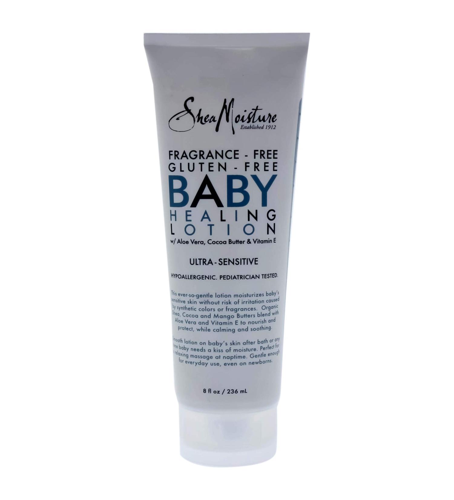 SheaMoisture Ultra-Sensitive Fragrance Gluten-Free and Tear-Free Healing Lotion  8 oz