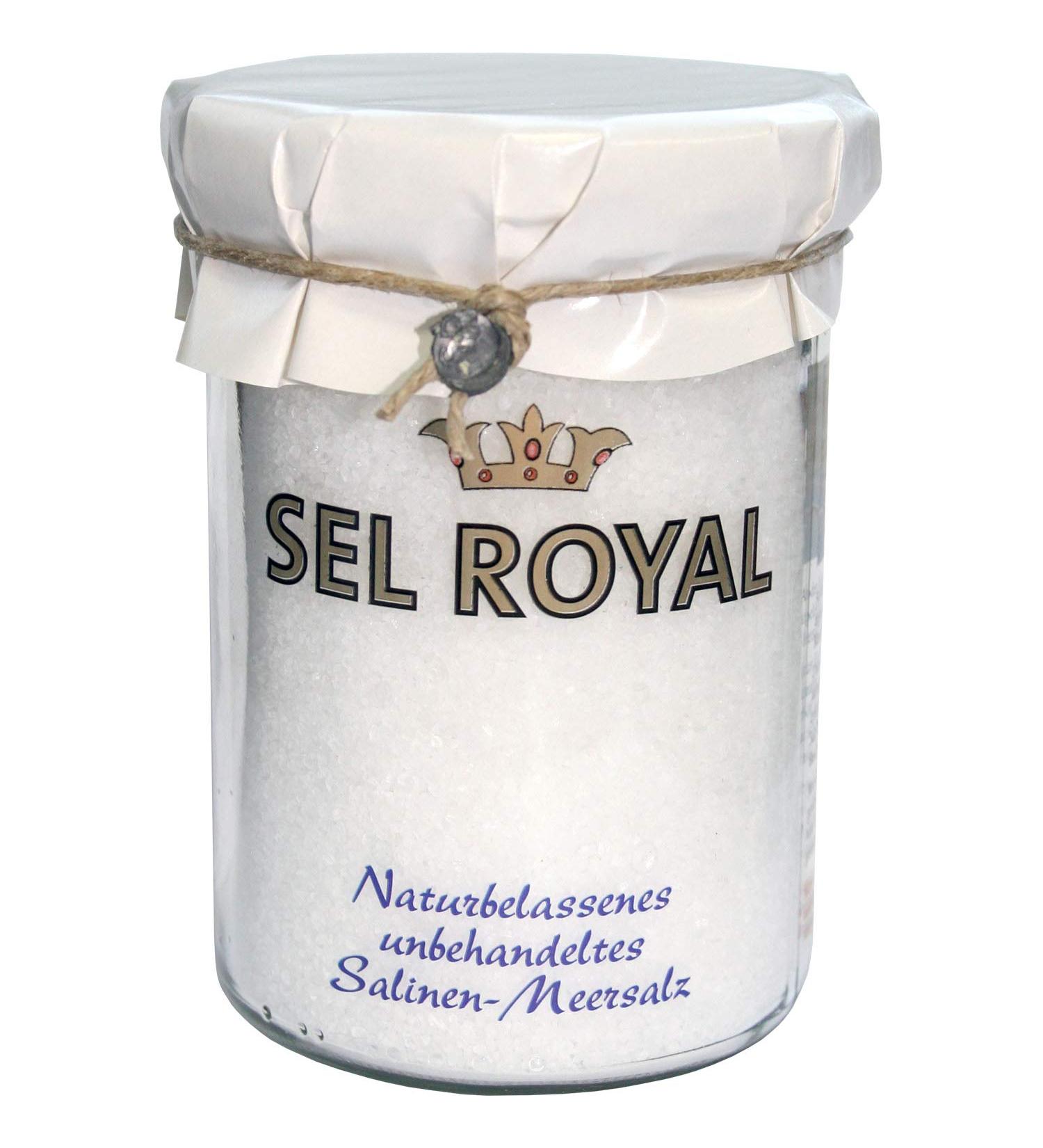 SEL ROYAL – Sea salt salt – Natural Untreated – Demo Glass 400g
