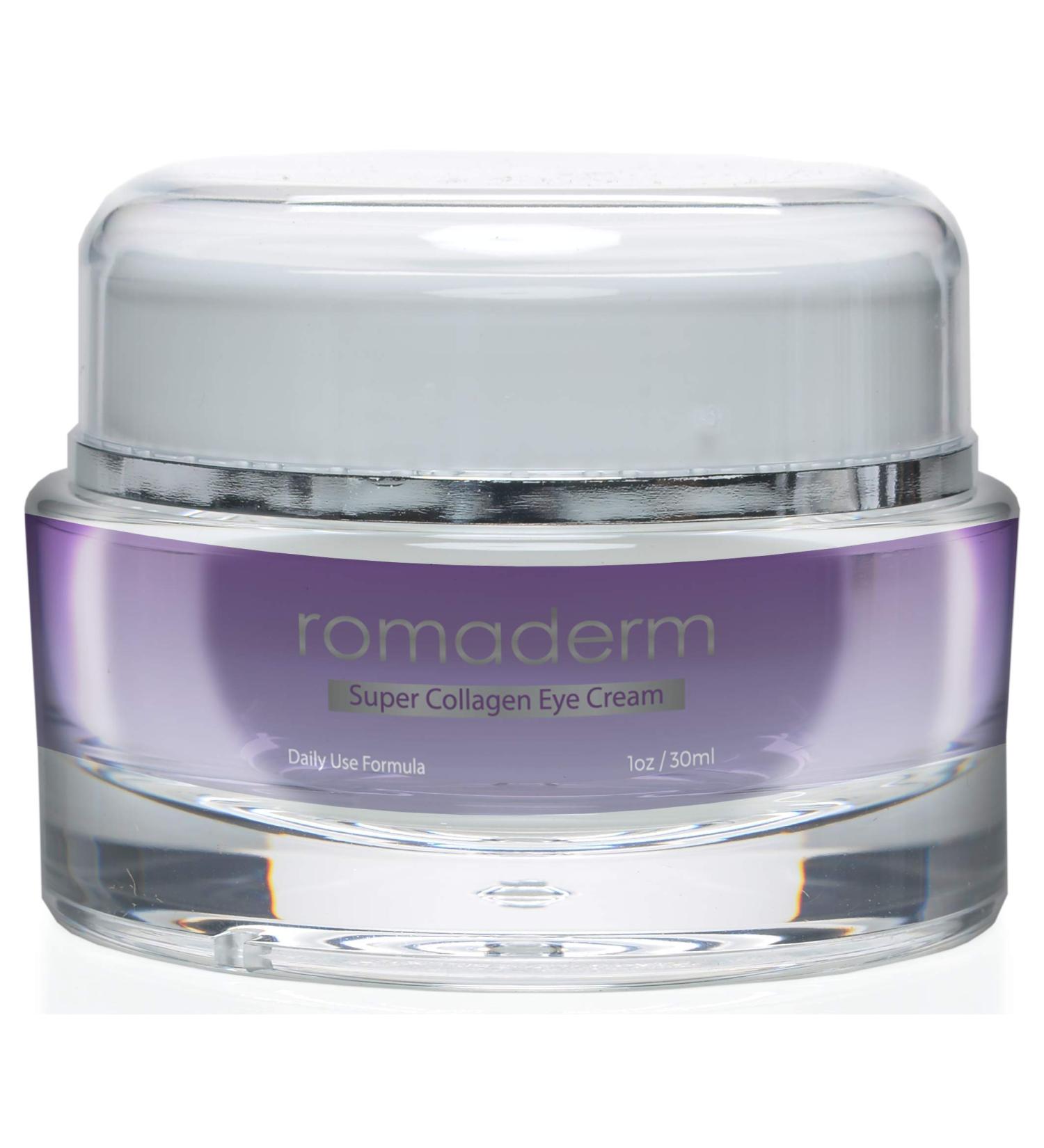 Romaderm Super Collagen Eye Cream - Best Anti-Aging Solution for Dark Circles Puffiness and Wrinkles - International Shipping - Buy Online on GoSupps.com