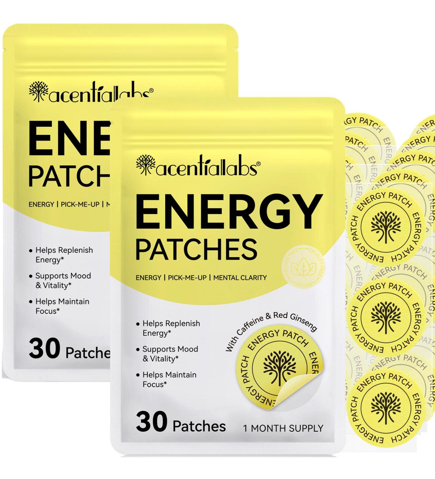 YI JIA XING ZHOU Energy Patches 60 Pieces B12 Patches for Women and Men Natural Energy Boosters for Fatigue Quick Wake Up Recovery Patches for Party Fun Morning Reviving - Buy Online on GoSupps.com