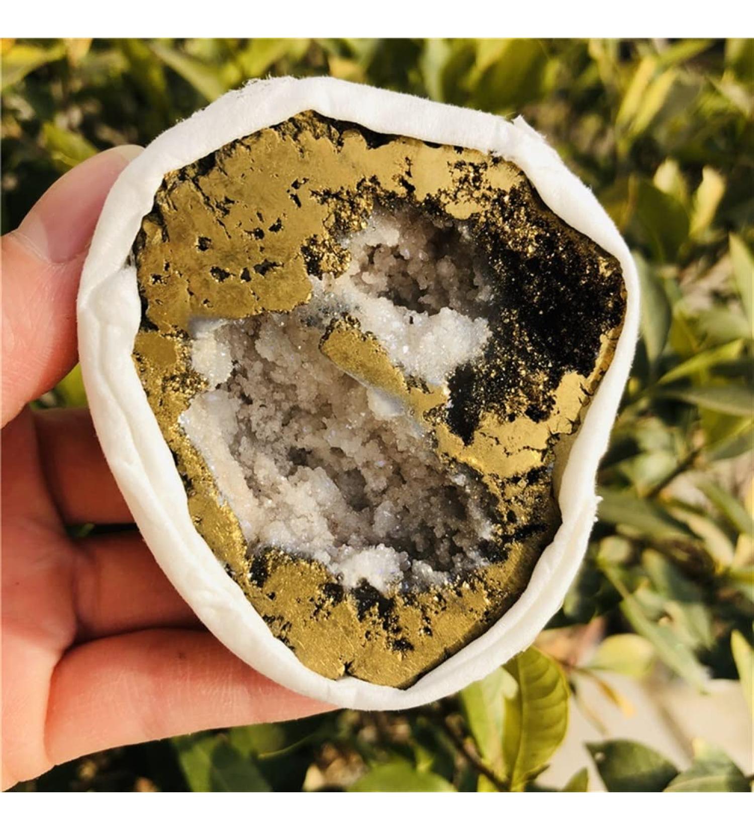 Natural Crystal Rough Rainbow Bismuth Titanium Silicon Crystal geode Agate Cornucopia Stones (Size : 1pc)