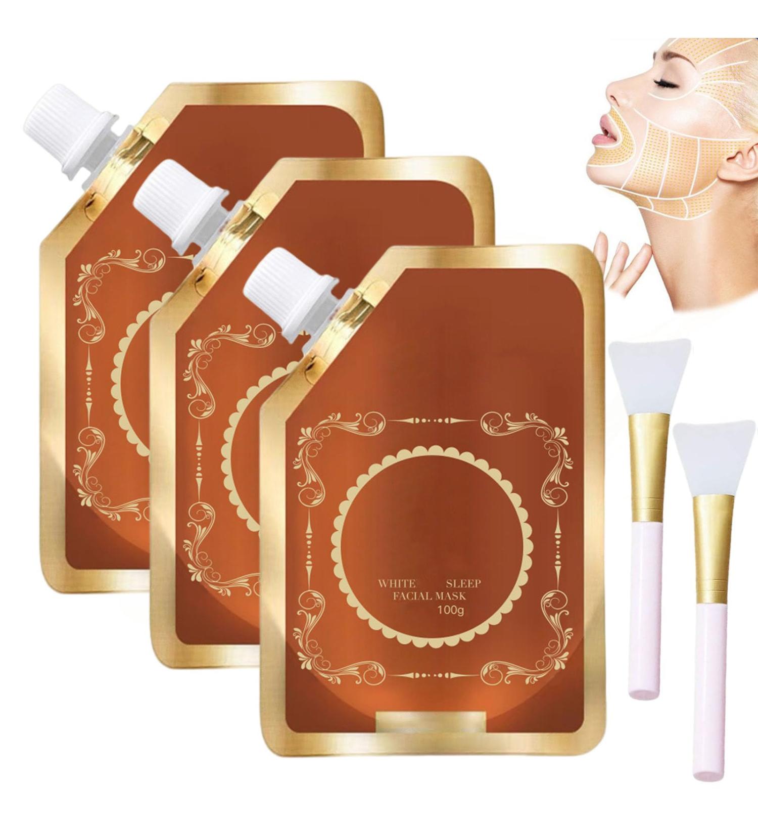 Beautykomi 2024 Anti-Blemish & Anti-Aging Tear-Off Mask | Juelreou Peel Off Skin Rejuvenation Facial - Sleep Mask (3 Pack - Buy Online on GoSupps.com