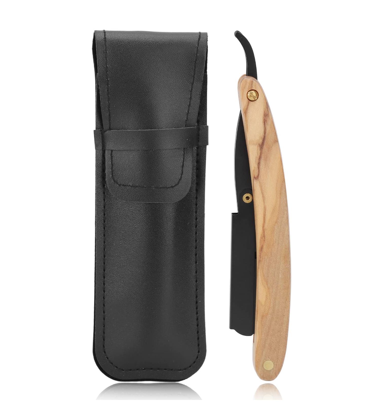 Portable Stainless Steel Barber Razor for Men - Foldable Manual Shaver for Facial Care | International Shipping Available - Buy Online on GoSupps.com