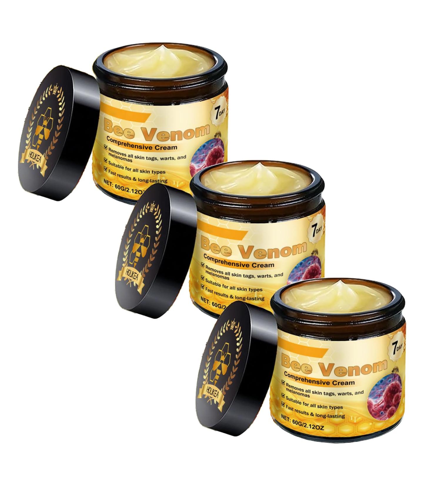 Bee Venom Comprehensive Cream 2025 New Bee Venom Skin Treatment Cream Firms and rejuvenates the skin Natural Serum Suitable for All Skin Types (3) - Buy Online on GoSupps.com