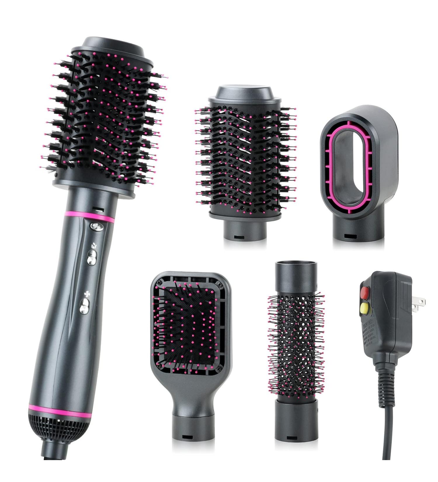 Hair Dryer Brush 4-in-1 Volumizer Styler | Hot Air Brush for Hair Drying & Styling - Buy Online on GoSupps.com