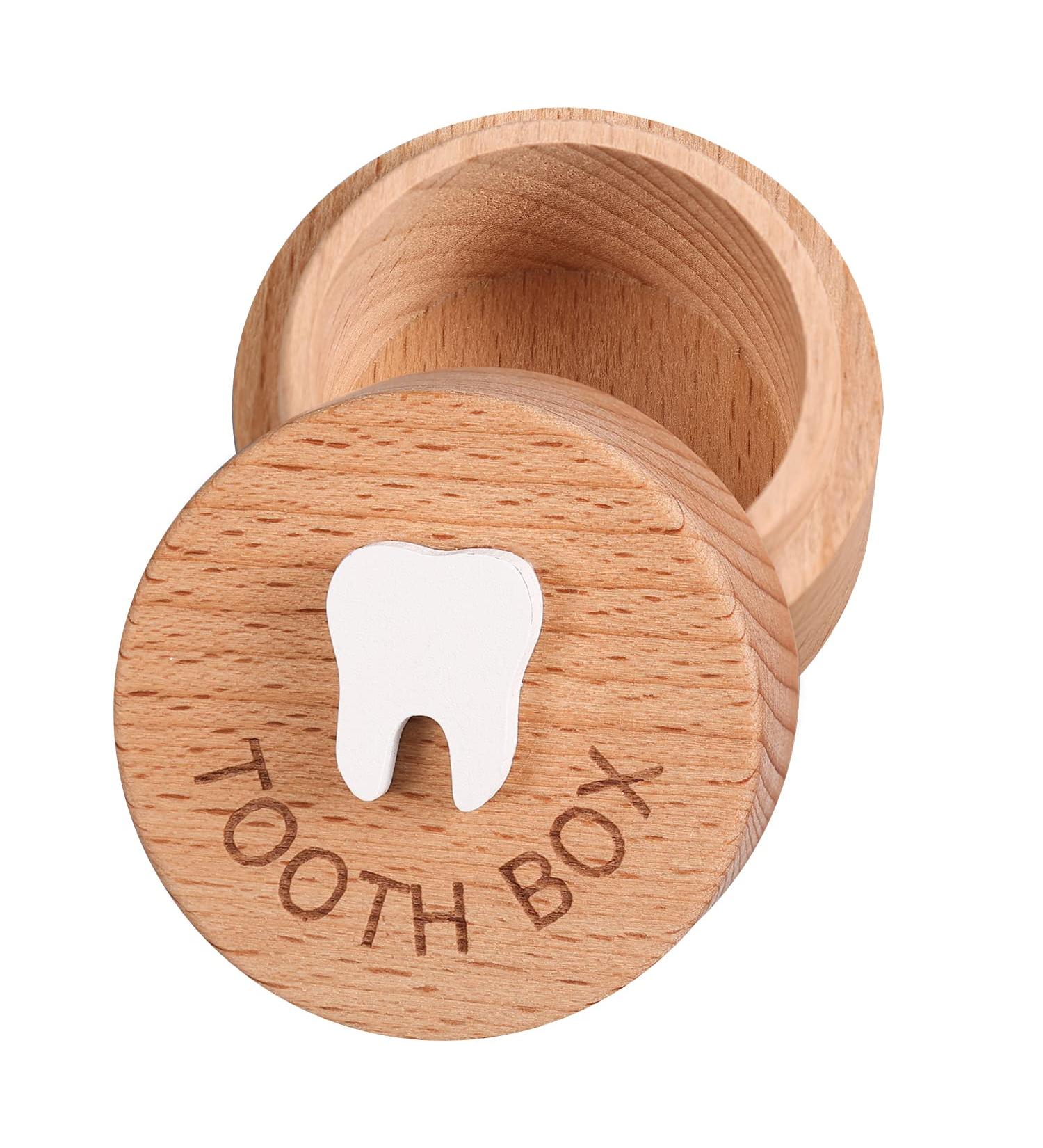LUTER 3D Wooden Tooth Fairy Box - Cute Keepsake Tooth Holder for Boys and Girls - Buy Online on GoSupps.com