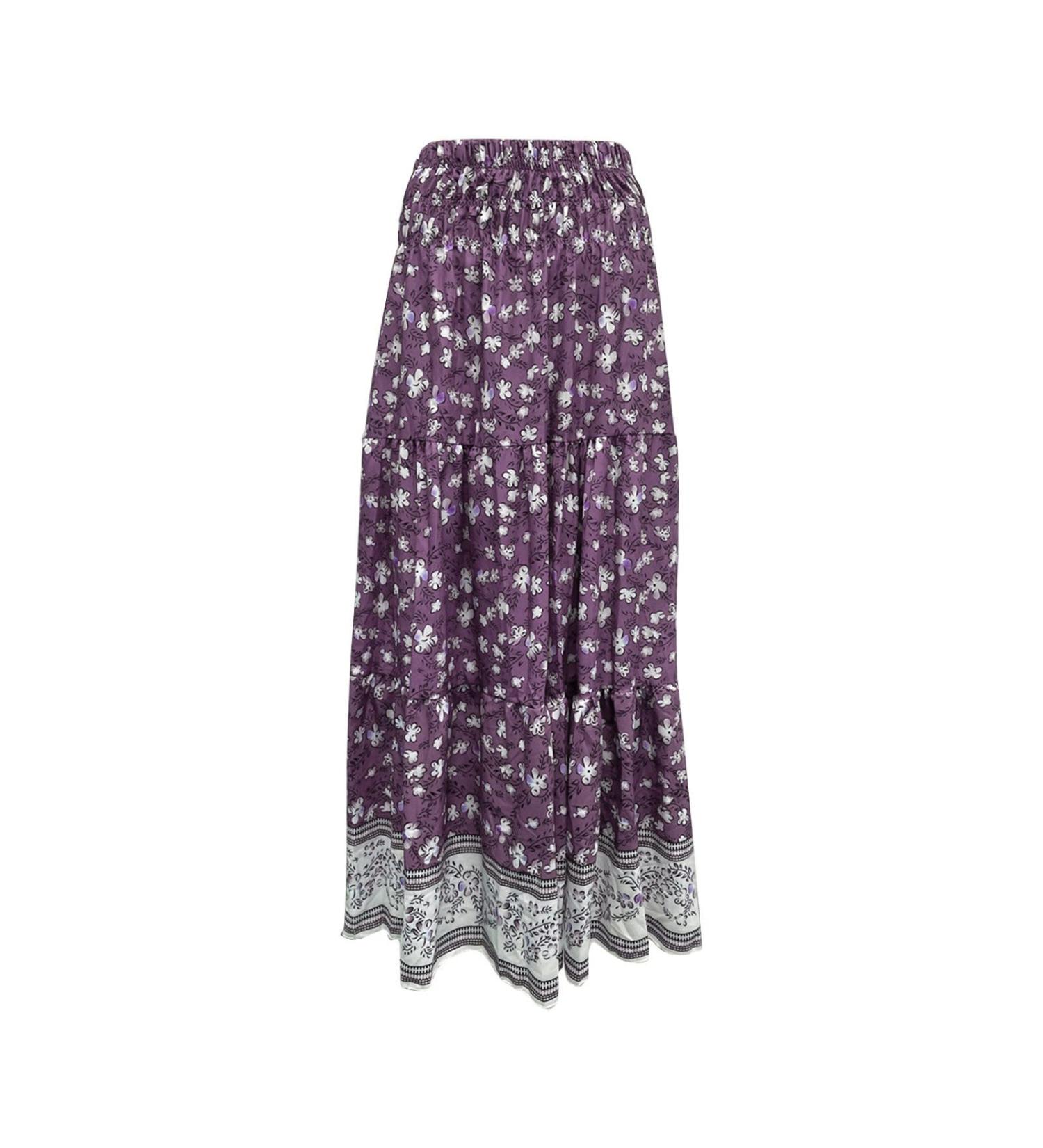 Women's Straight Dress Casual Fashion Knitted Patchwork Women's Dress Ladies Ditsy Floral Cocktail Party Gown Purple Small - Buy Online on GoSupps.com