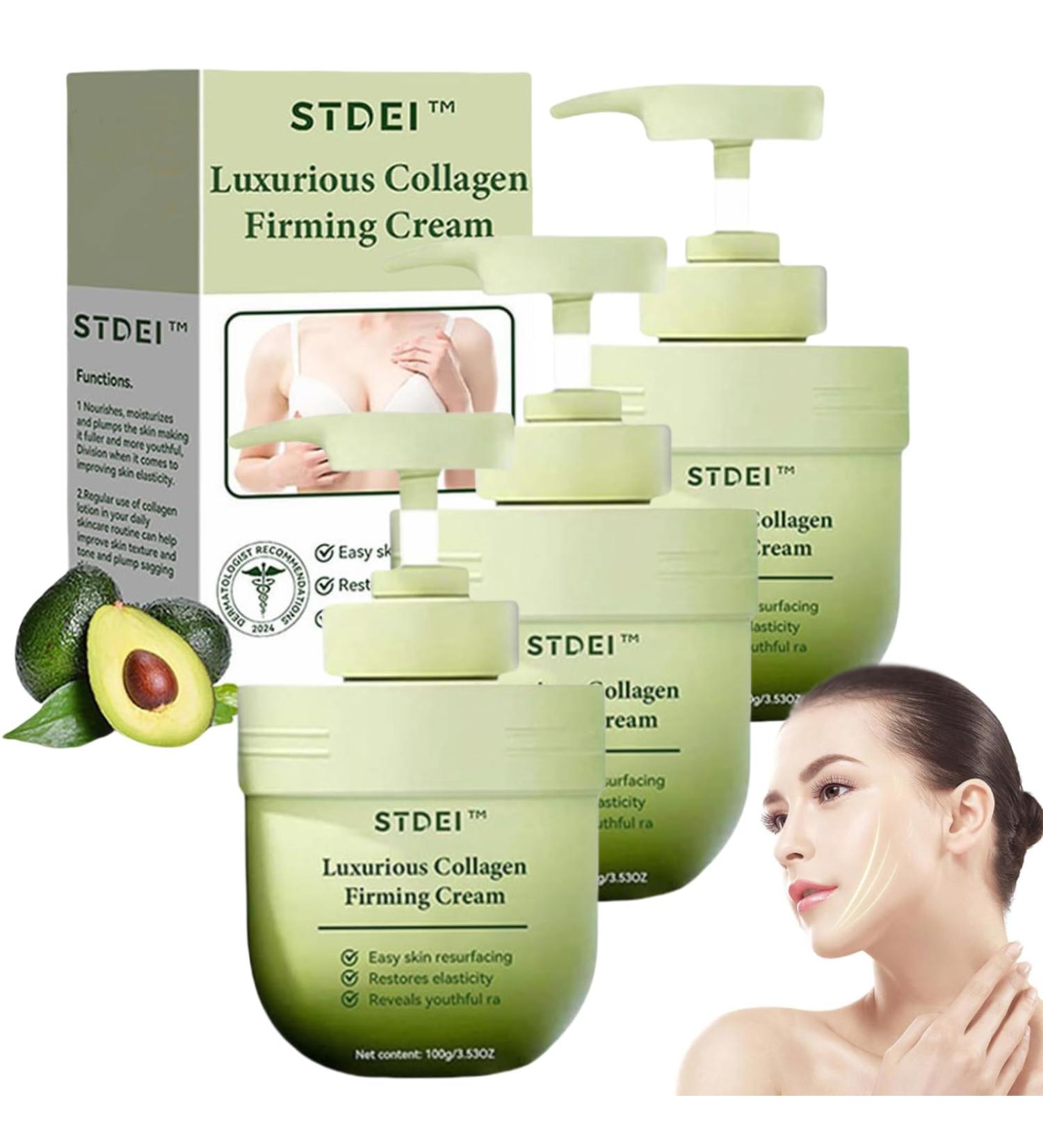 Stdei Luxurious Collagen Firming Cream Stdei Luxurious Collagen Firming Cream Stdei Firming Cream Advanced Firming & Wrinkle Reducing Cream Collagen Body Lotion Firming (3) - Buy Online on GoSupps.com