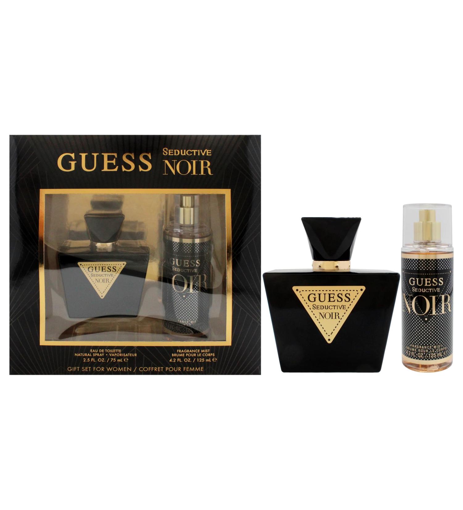 Guess Seductive Noir for Women - 2 Pc Gift Set 2.5oz EDT Spray 4.2oz Fragrance Mist - Buy Online on GoSupps.com