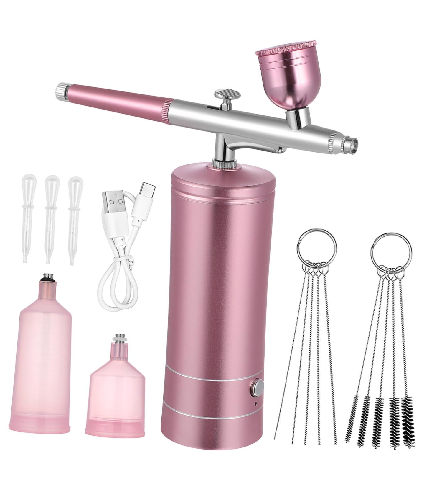 Angoily 1 Set Handheld Cordless Airbrush Nail Art Supplies Airbrush for Nails Air Brush for Barber Airbrush Compressor Air Brush for Nails Spray Charging Cable Wireless Aluminum Alloy - Buy Online on GoSupps.com