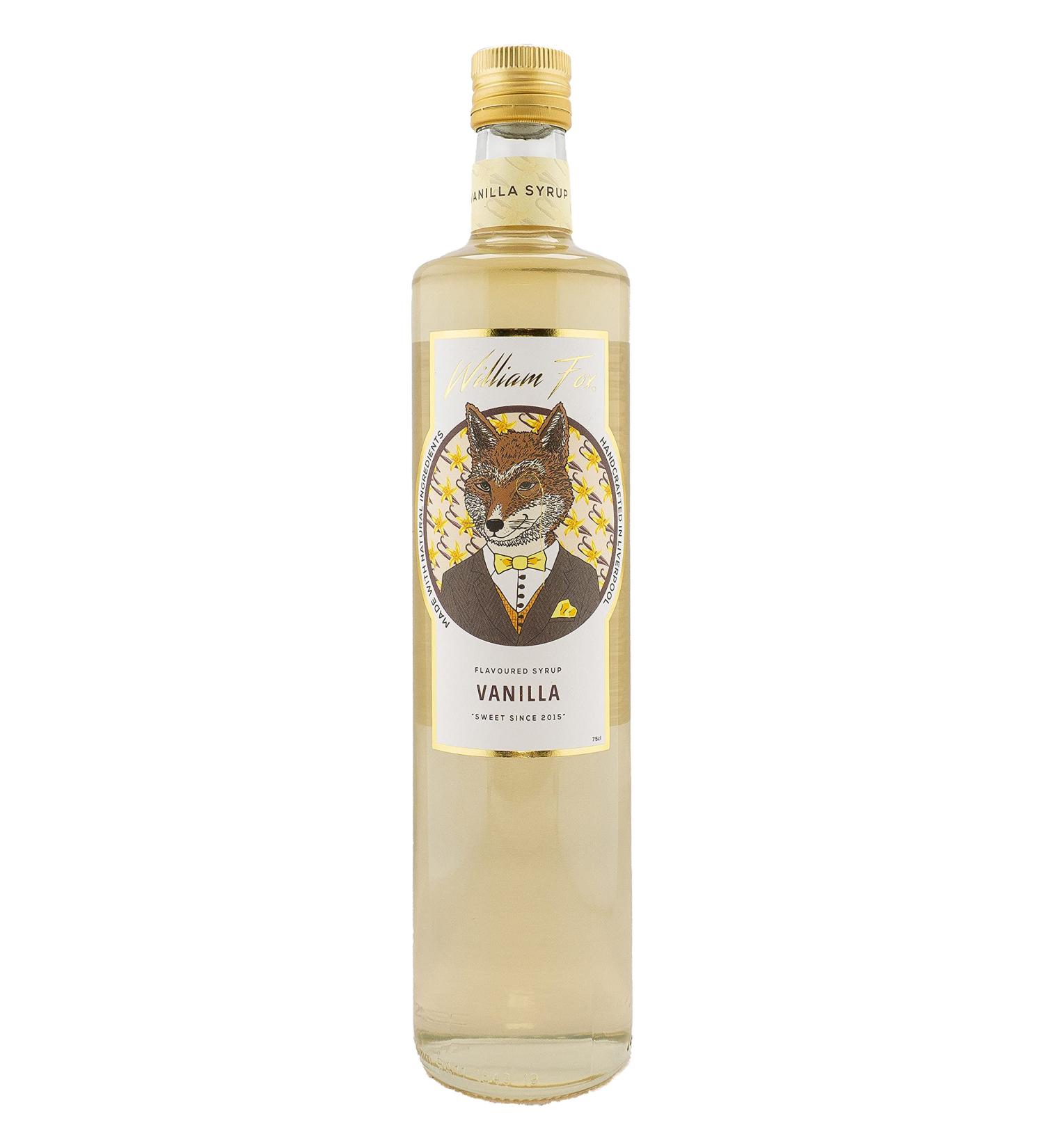 William Fox Premium Vanilla Syrup 75cl
