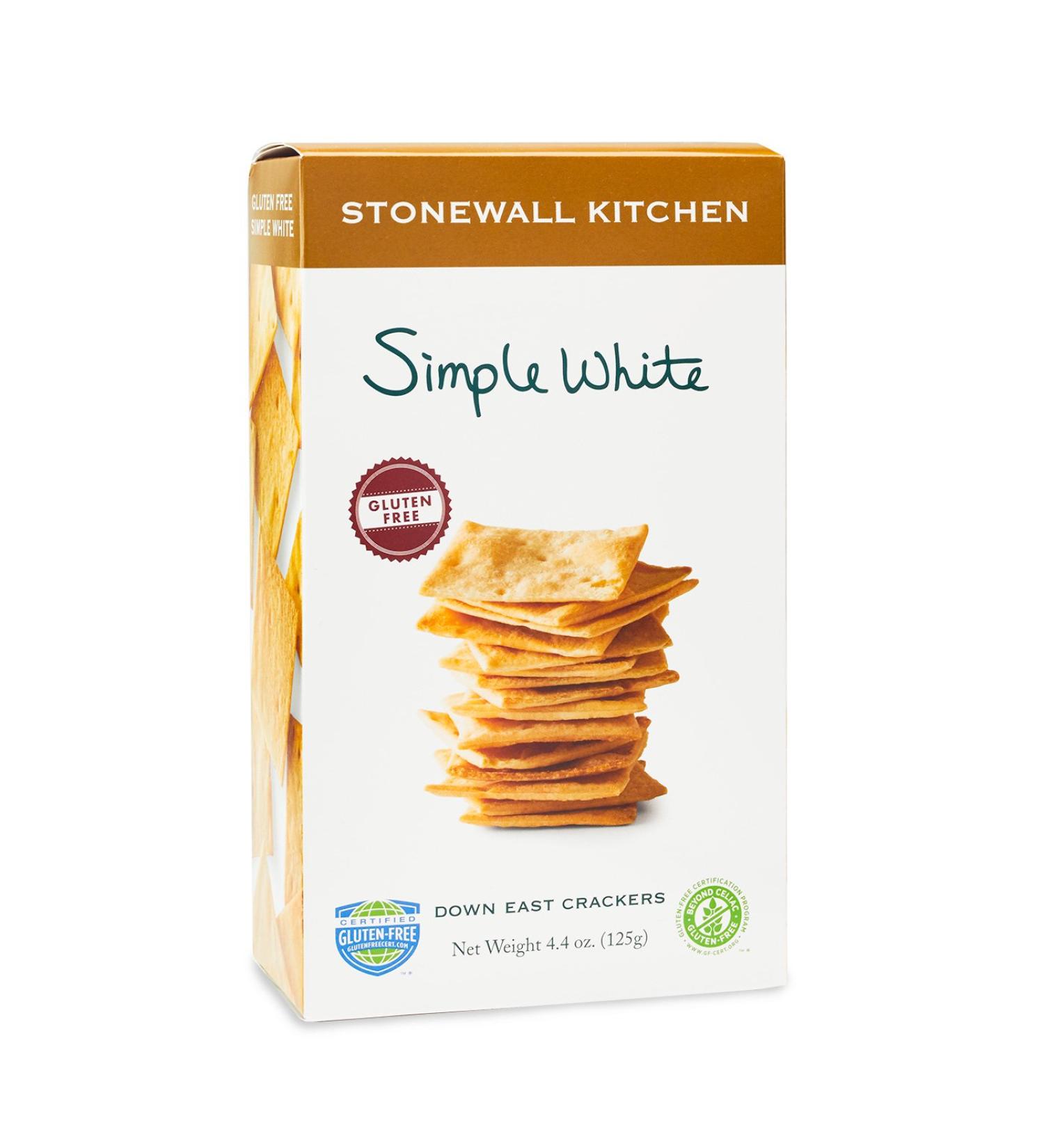 Stonewall Kitchen Gluten Free Simple White Cracker 4.4 oz - Delicious and Crispy Snack - Buy Online on GoSupps.com
