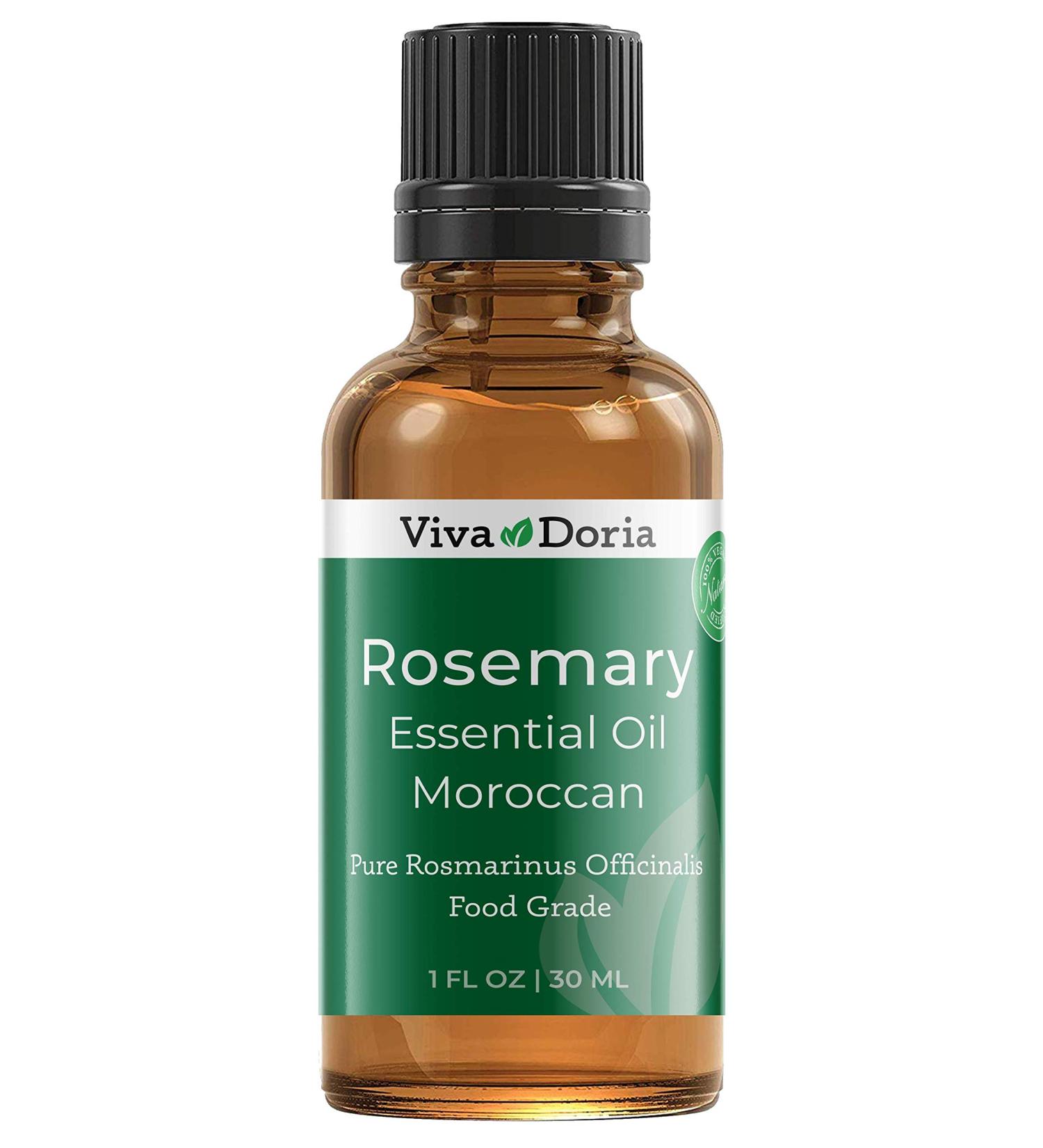 Buy Viva Doria 100% Pure Moroccan Rosemary Essential Oil - Undiluted Food Grade 30 mL - Premium Aromatherapy & Culinary Oil - Buy Online on GoSupps.com