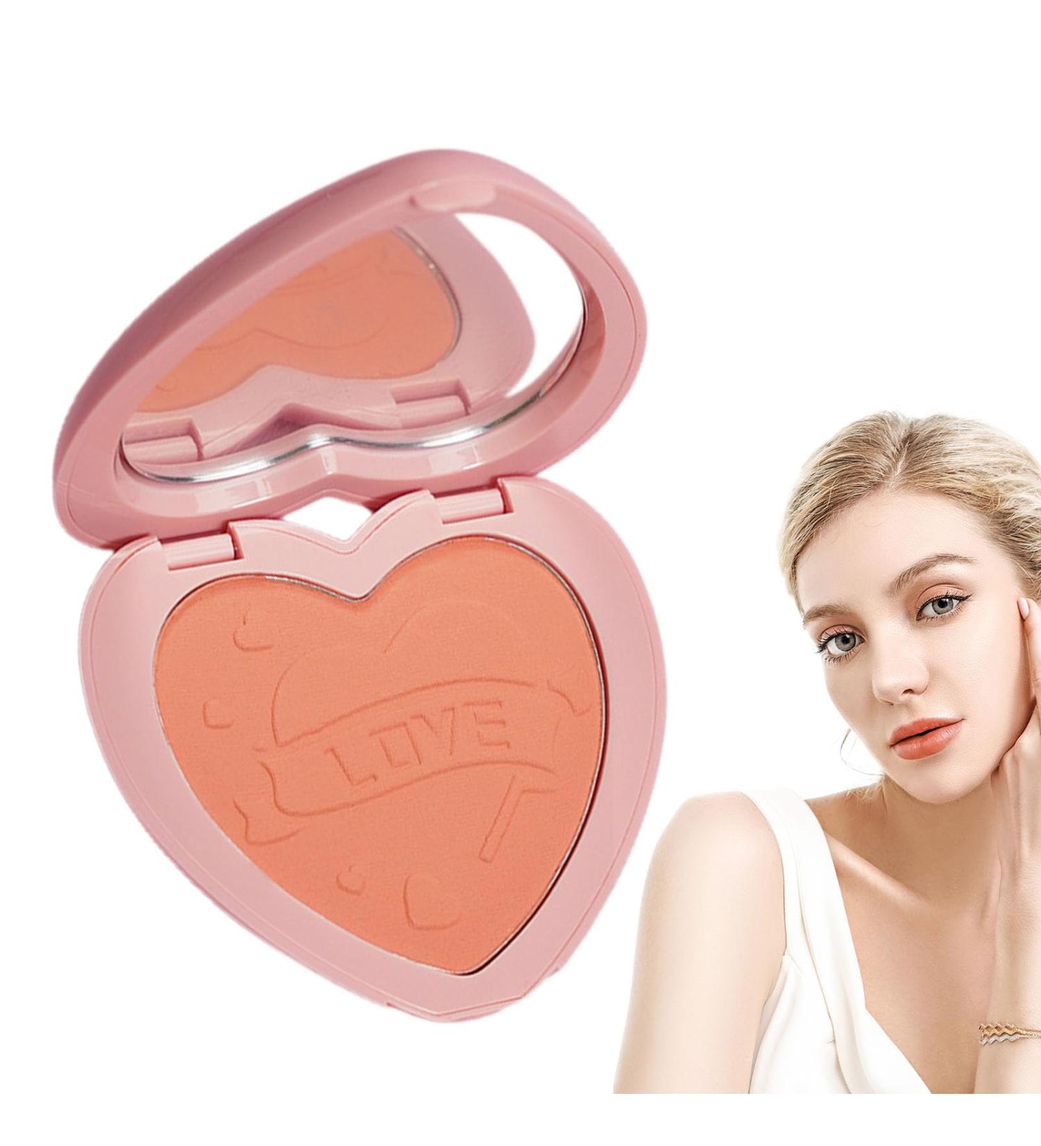 Face Blush Powder - Matte Face Blush with Mirror Blush Travel Size Face Makeup Supplies for Shopping Home Travel Aallyn - Buy Online on GoSupps.com