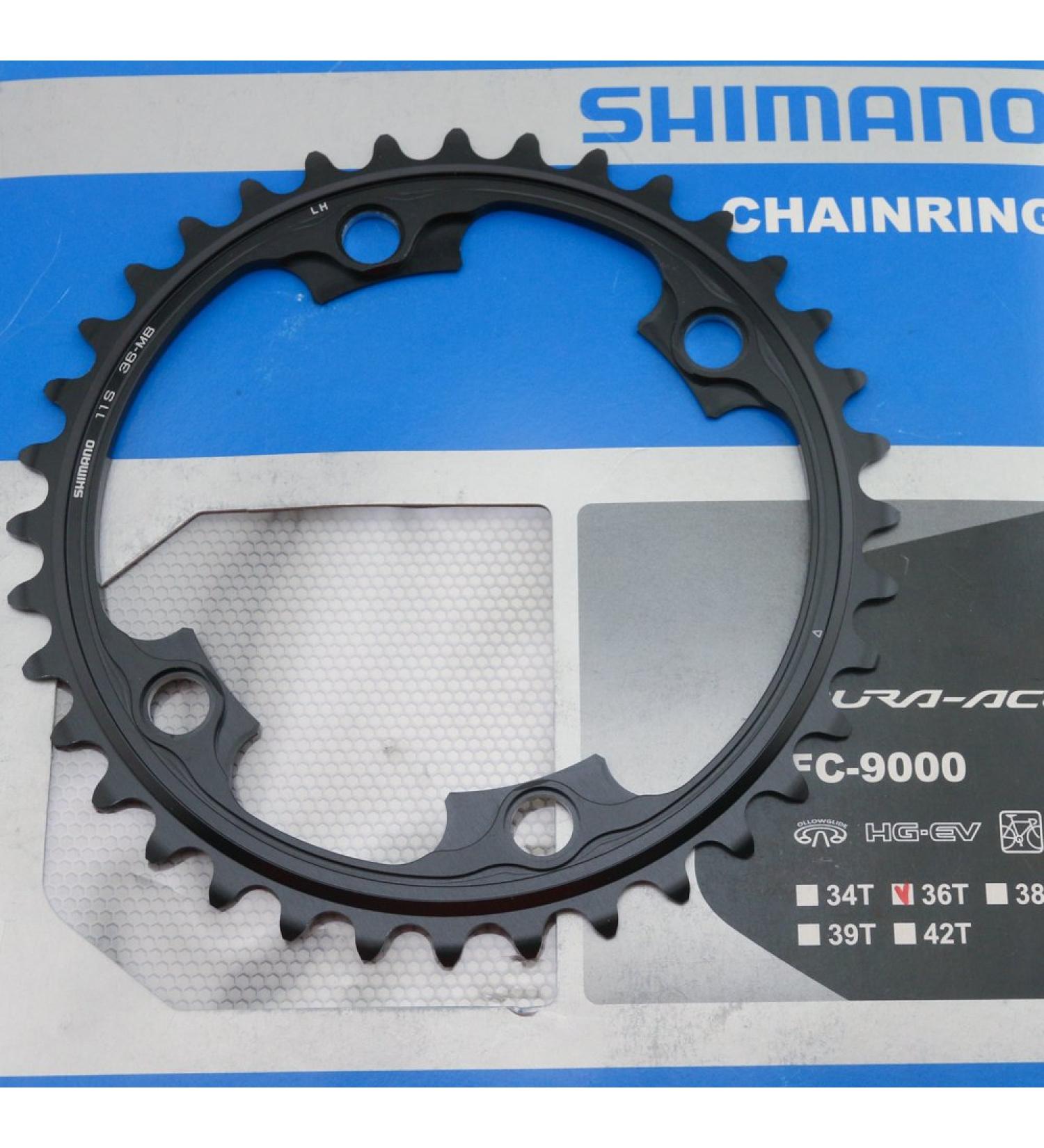 SHIMANO Dura-Ace 9000 Chainring Black 38 - High Performance Cycling Component - Buy Online on GoSupps.com