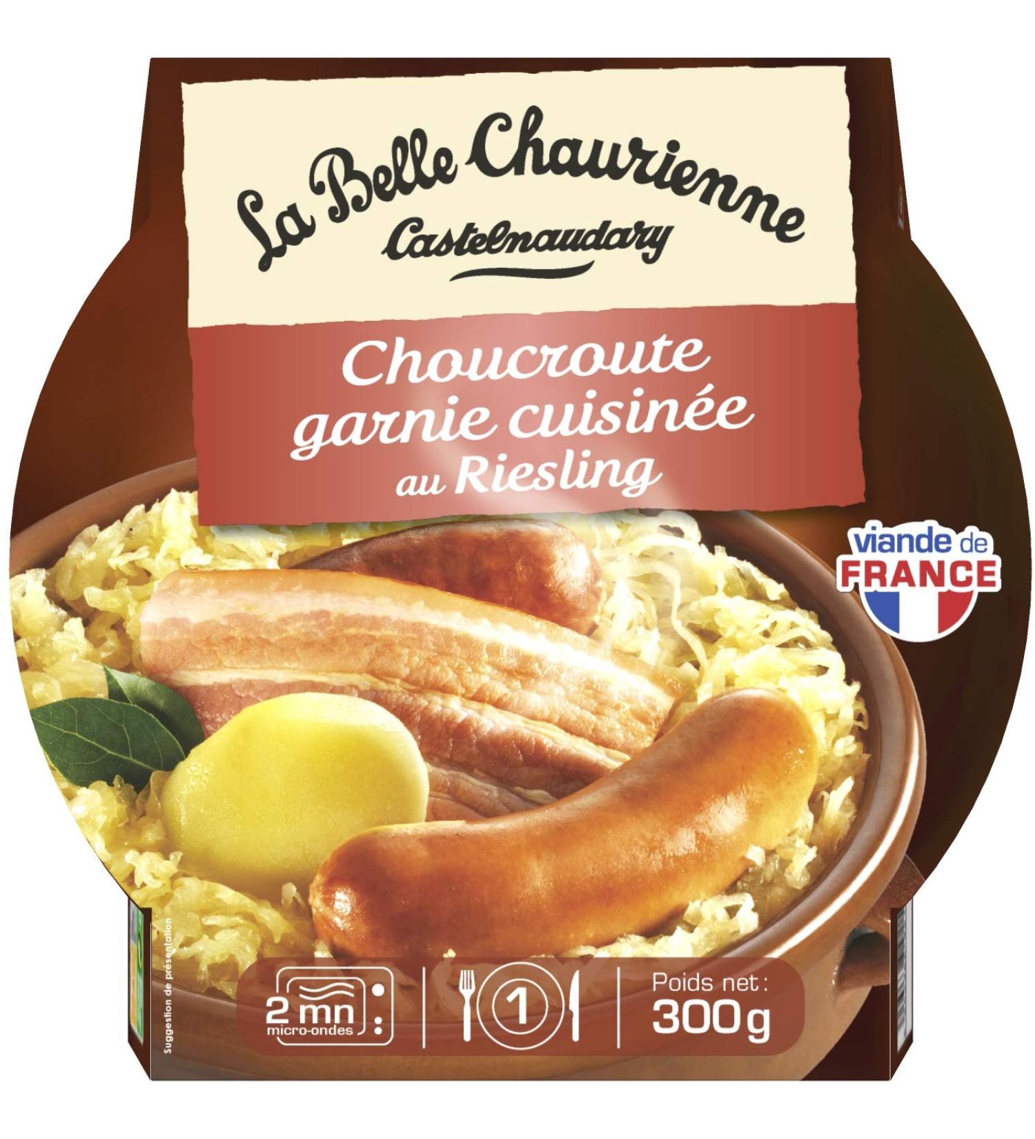 La Belle Chaurienne Sauerkraut with Riesling 300 g - Buy Online on GoSupps.com