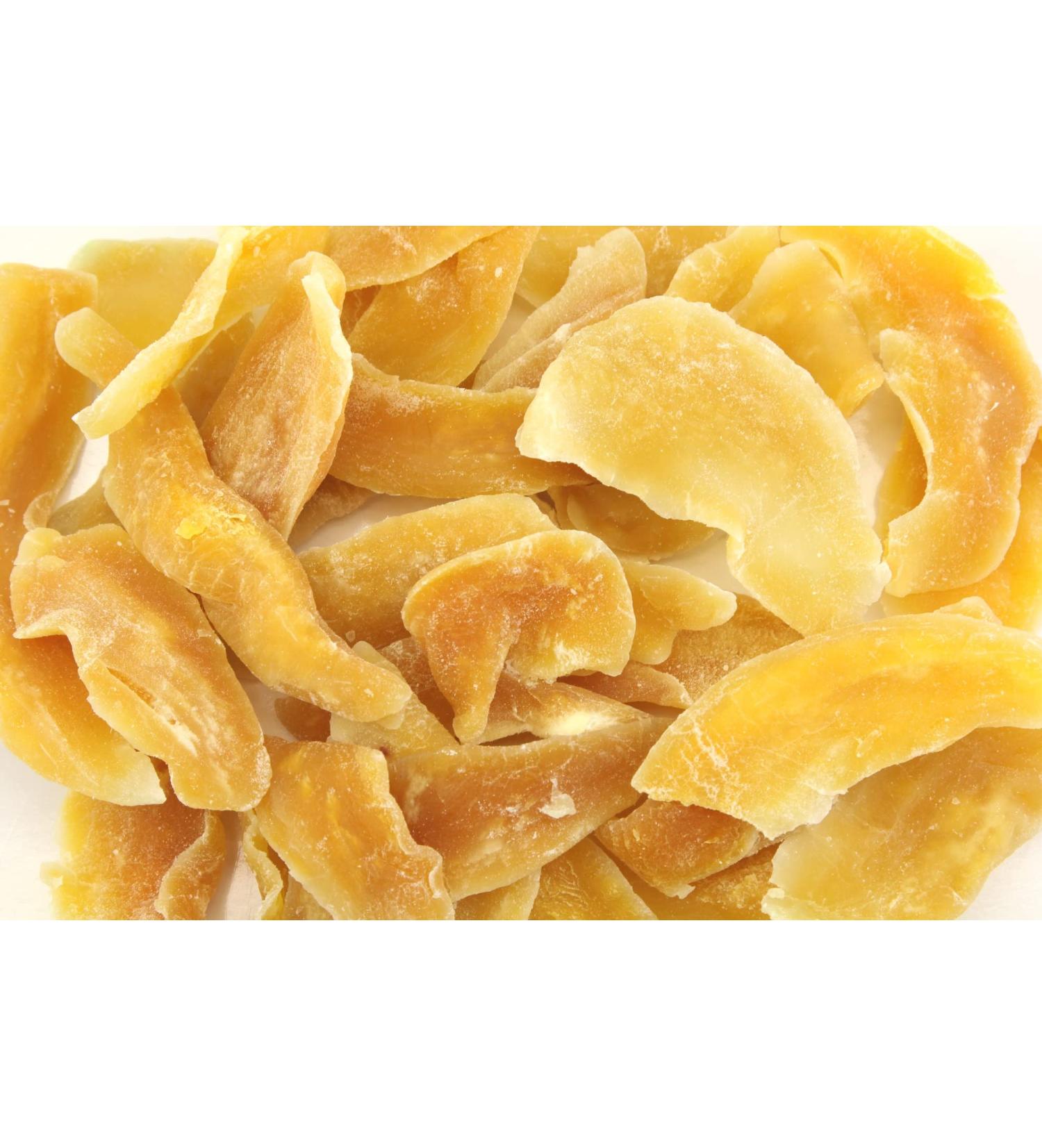 Planet Sweets Unsulfured Dried Mango Slices - 1.5 lbs | Kosher, Gluten-Free, Non GMO | Low Sugar Unsulfured Mango - Buy Online on GoSupps.com