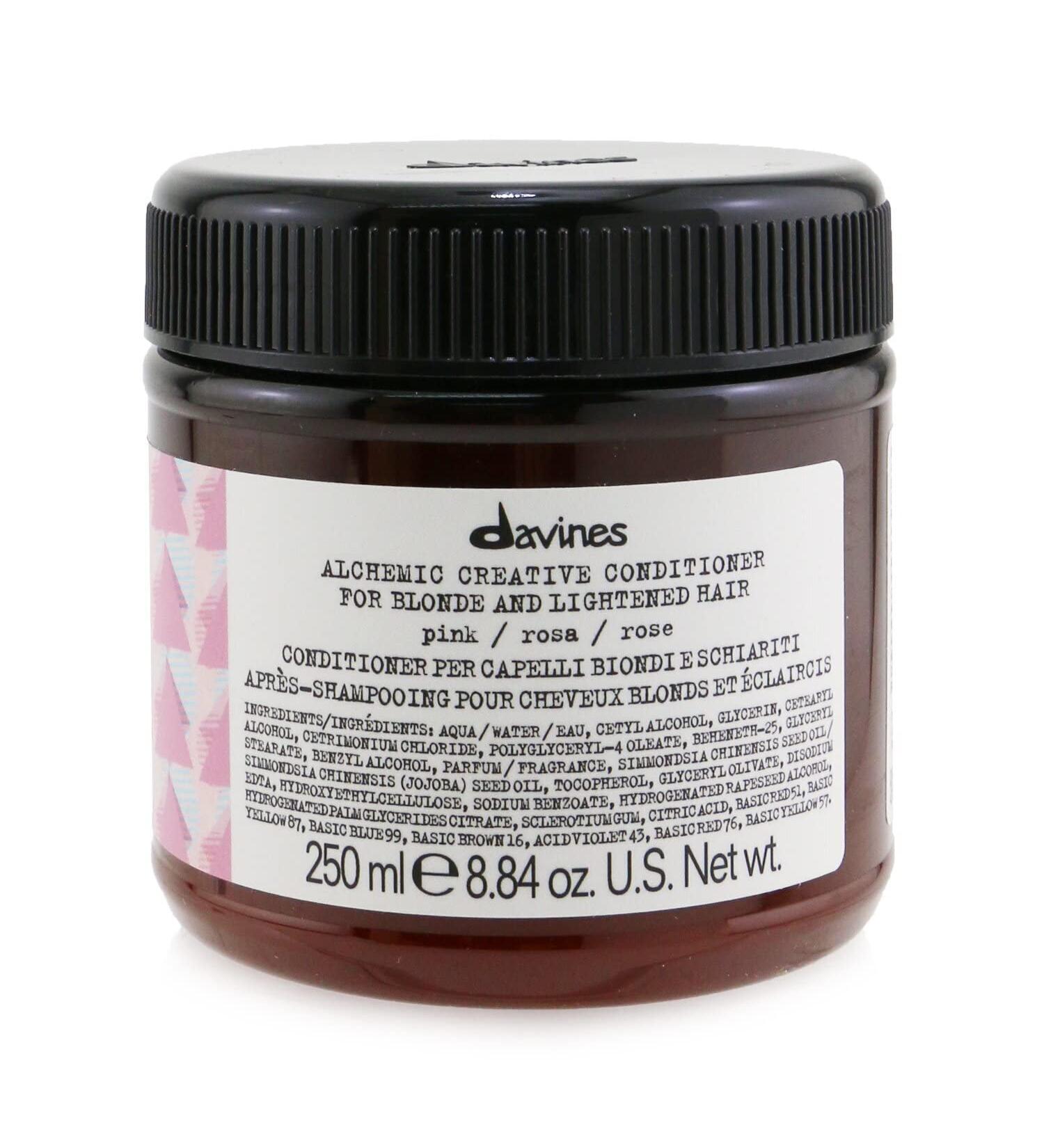 Davines Alchemic Creative Conditioner Pink 250ml | Best Pink Conditioner for Radiant Color | Vegan & Eco-friendly - Buy Online on GoSupps.com