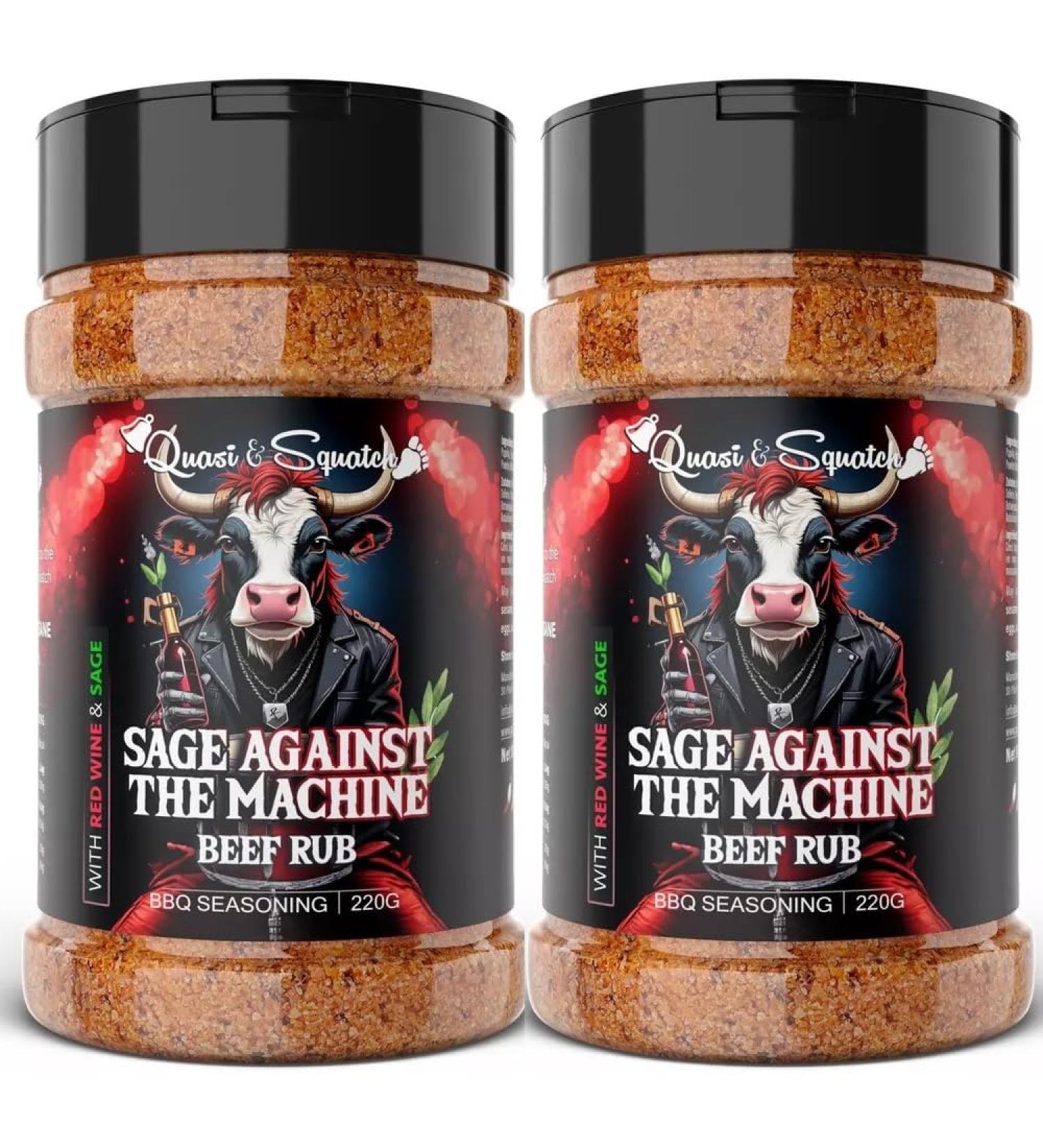  Quasi & Squatch Quasi & Squatch Beef Rub 440g Large BBQ Bottles (Pack of 2) - Buy Online on GoSupps.com