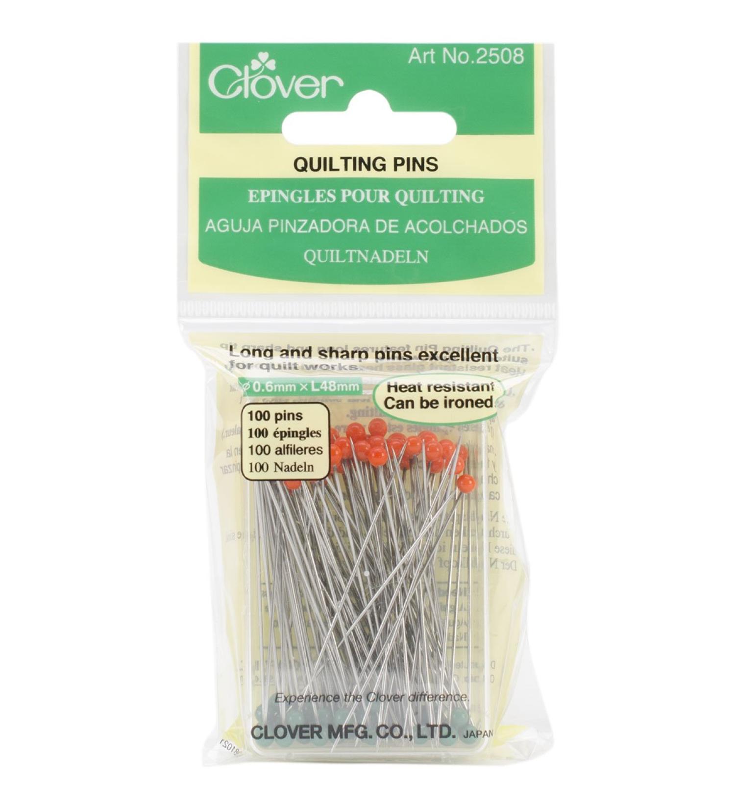 Clover Quilting Pins-Size 32 100/Pkg