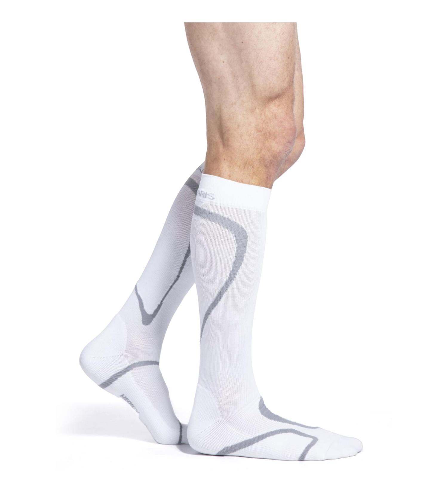 Buy Sigvaris Women's L Short Socks - White/Opulent Garden | International Shipping Available - Buy Online on GoSupps.com