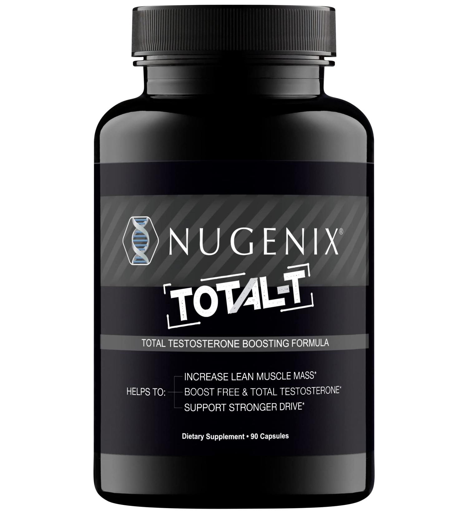 Nugenix Total-T - Free and Total Testosterone Booster for Men  90 Count 30.0 Servings (Pack of 1) - Buy Online on GoSupps.com