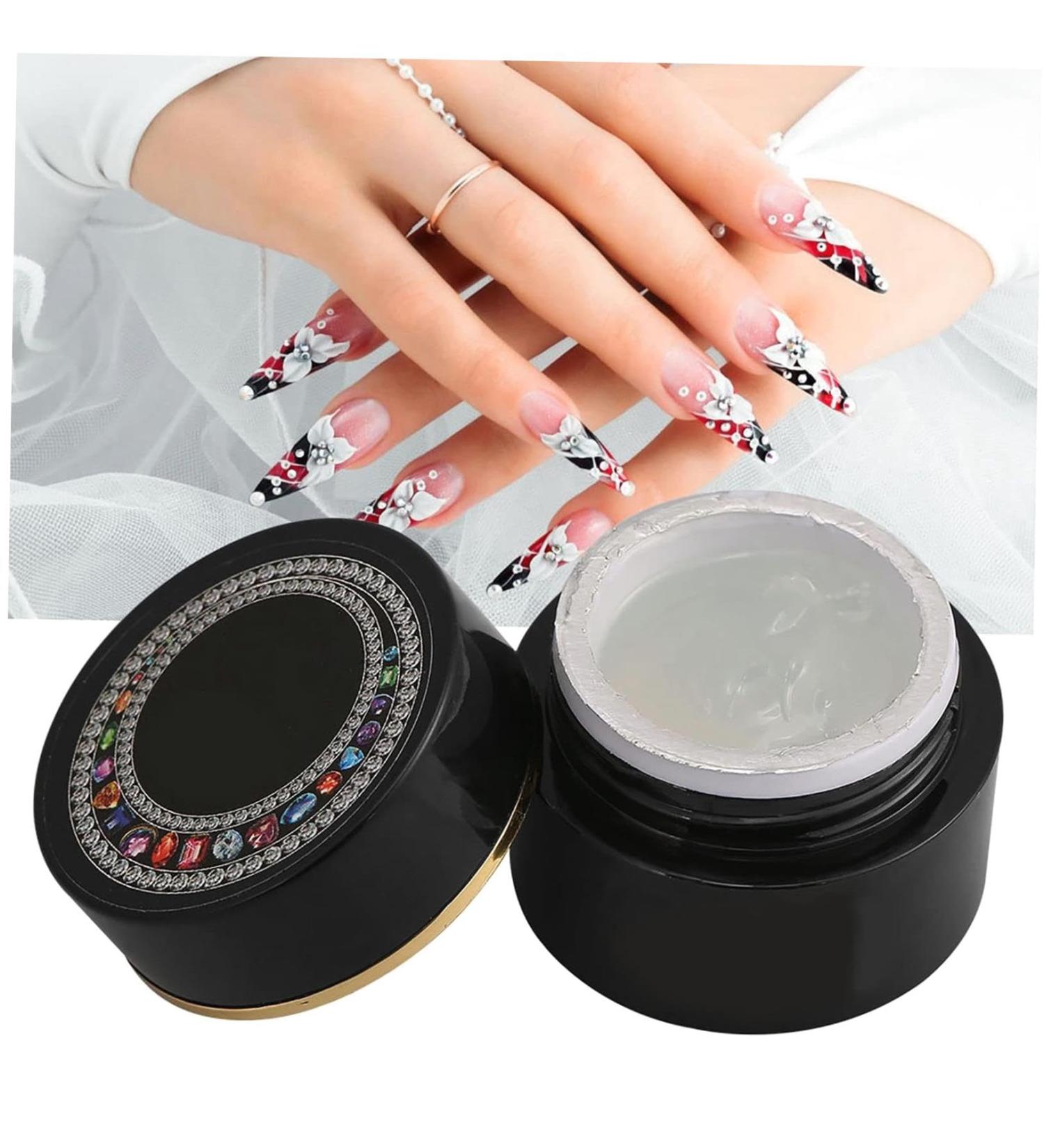Nail Gel Glue for Decoration - Professional Thick Adhesive Gel for Bling Nail Art - Buy Online on GoSupps.com