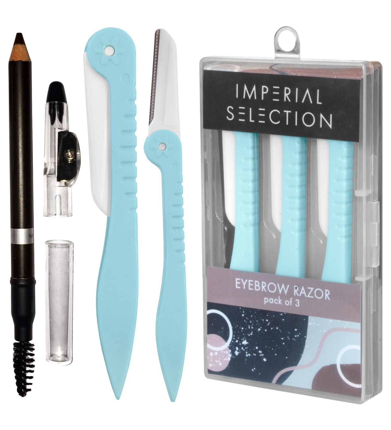 Buy Eyebrow Razor & Facial Hair Remover for Women | Dermaplaning Blades & Shaper | Free Black Eyebrow Pencil | International Shipping Available - Buy Online on GoSupps.com