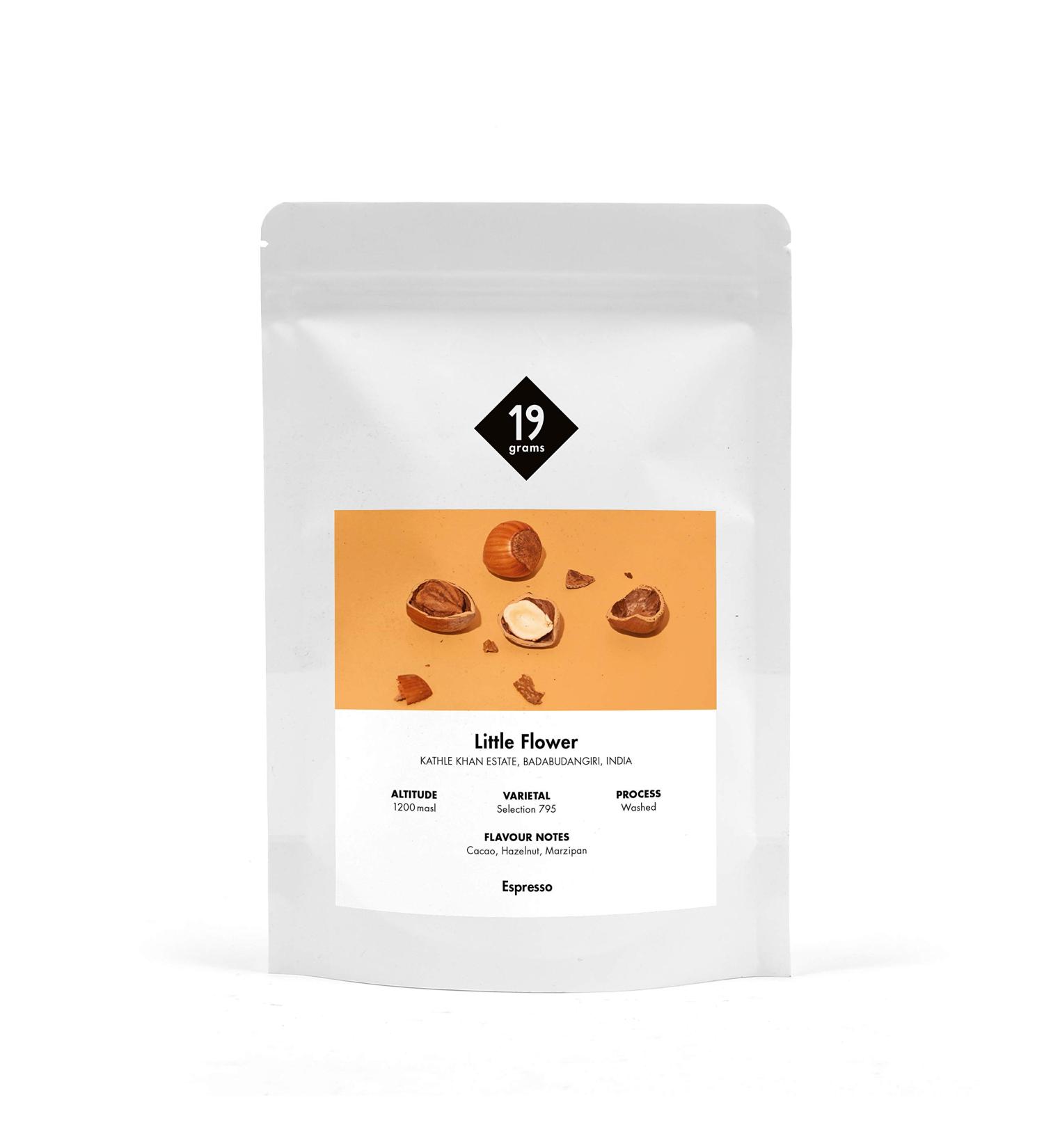 India Little Flower espresso 250 g whole bean fair & sustainable freshly roasted 100 Arabica coffee beans specialty coffee 19 gram coffee roasts - Buy Online on GoSupps.com