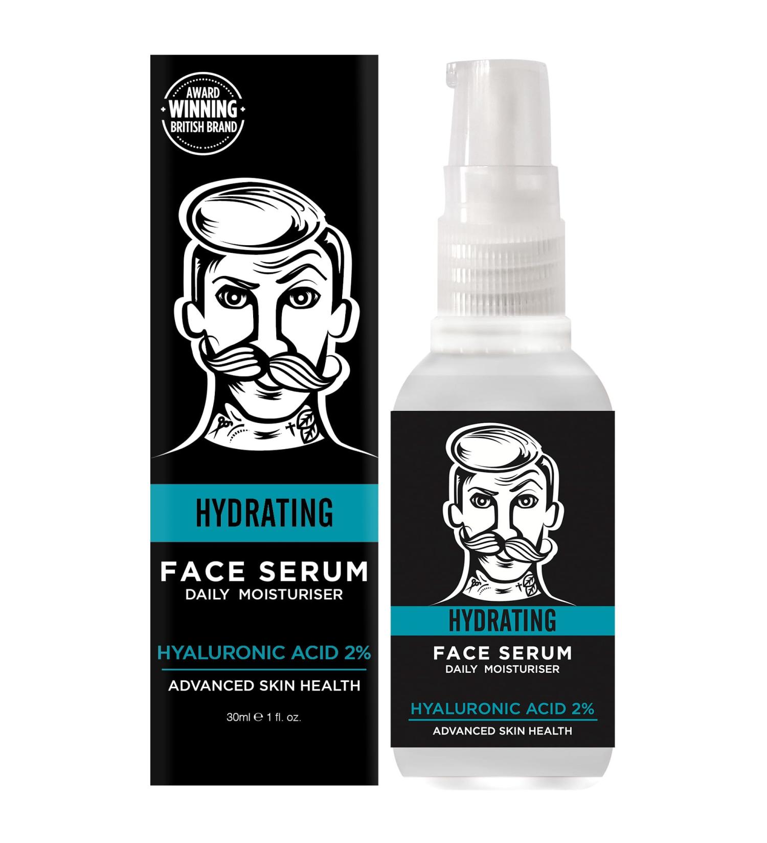 BARBER PRO HYDRATING Face Serum 30 ml | Mens Face Cream | Face Moisturiser & Antioxidant | Mens Skincare - Buy Online on GoSupps.com