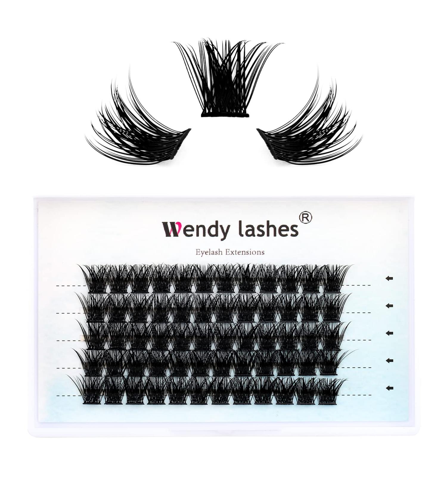 D Curl 15mm Individual Eyelash Clusters | 0.07mm Wide Stem Soft & Wispy DIY Lash Extensions - Buy Online on GoSupps.com