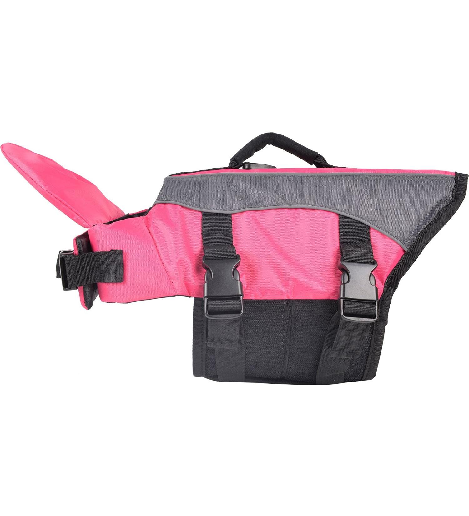 ChezAbbey Dog Life Jacket - Adjustable Safety Vest for Cats and Dogs - Rose Red X-Small - Buy Online on GoSupps.com