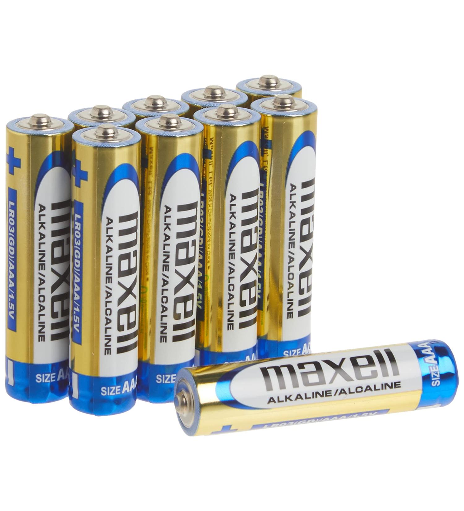 Buy Maxell 723810 AAA Alkaline Battery 10-Pack | Long Lasting Reliable Power | International Shipping Available - Buy Online on GoSupps.com